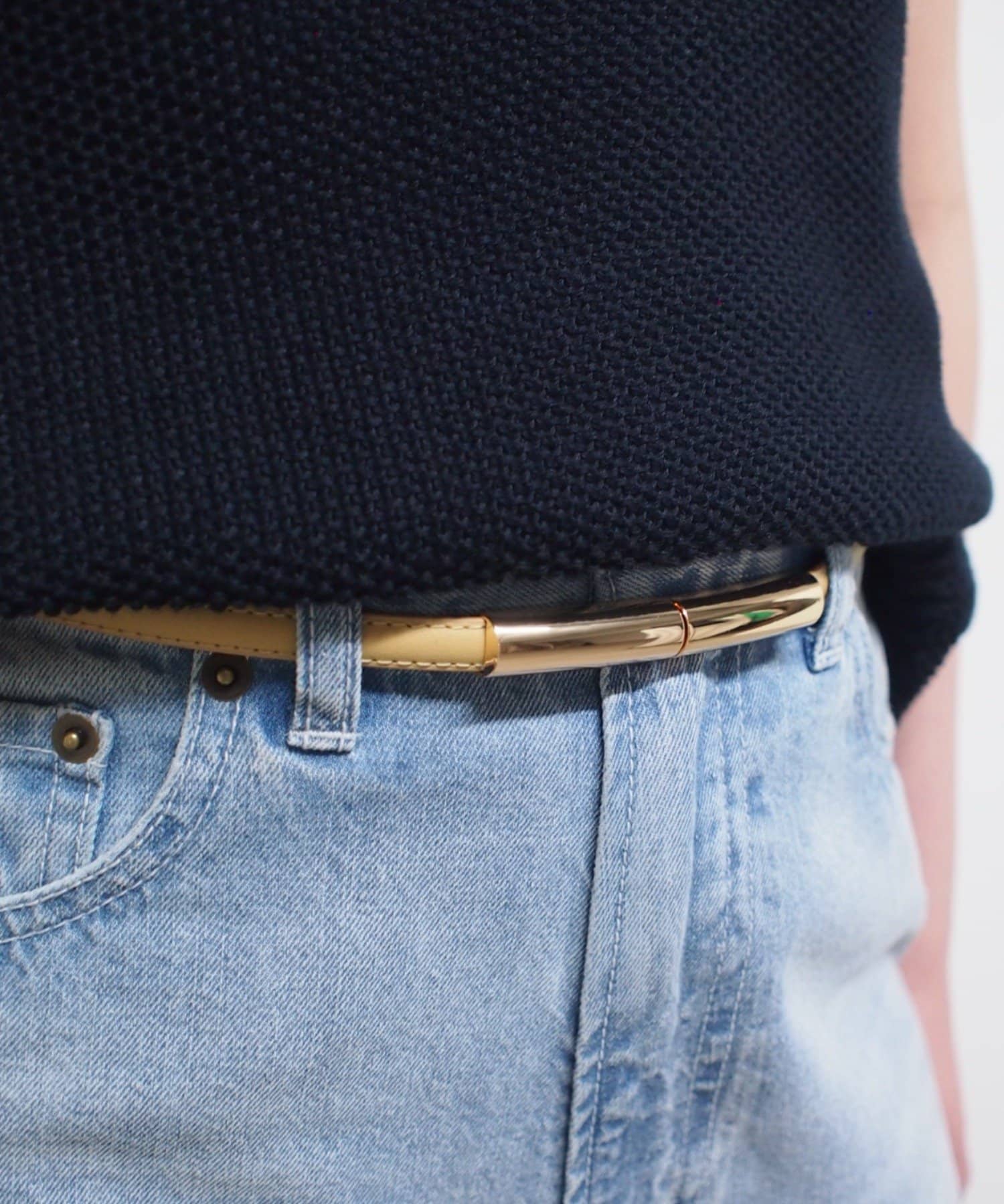 LOUNGEDRESS(ラウンジドレス) 【GALENA/ガレナ】メタルバックルナローベルト