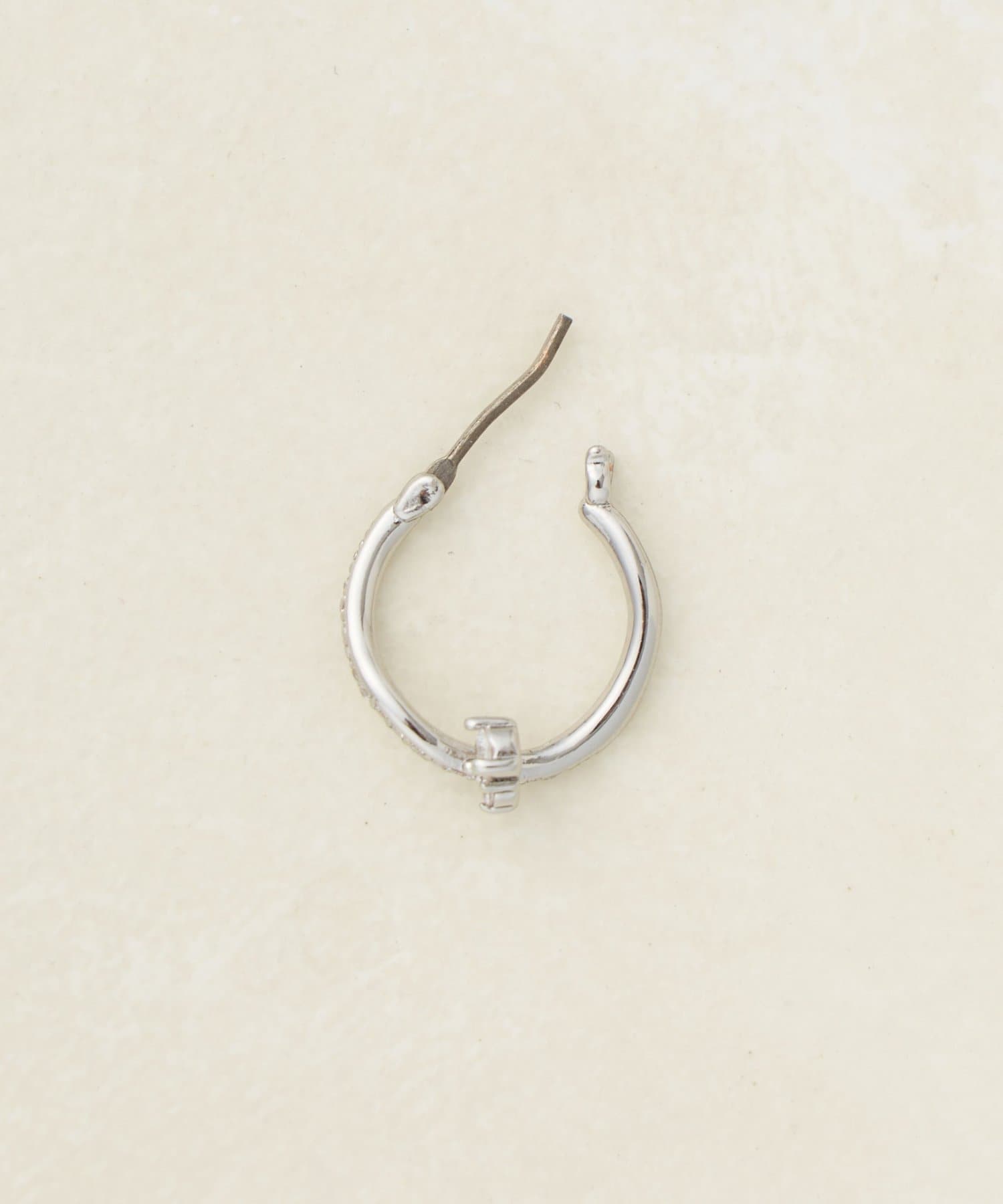 DISCOAT(ディスコート) 【GOLDY】パールストーンニュアンスフープピアス