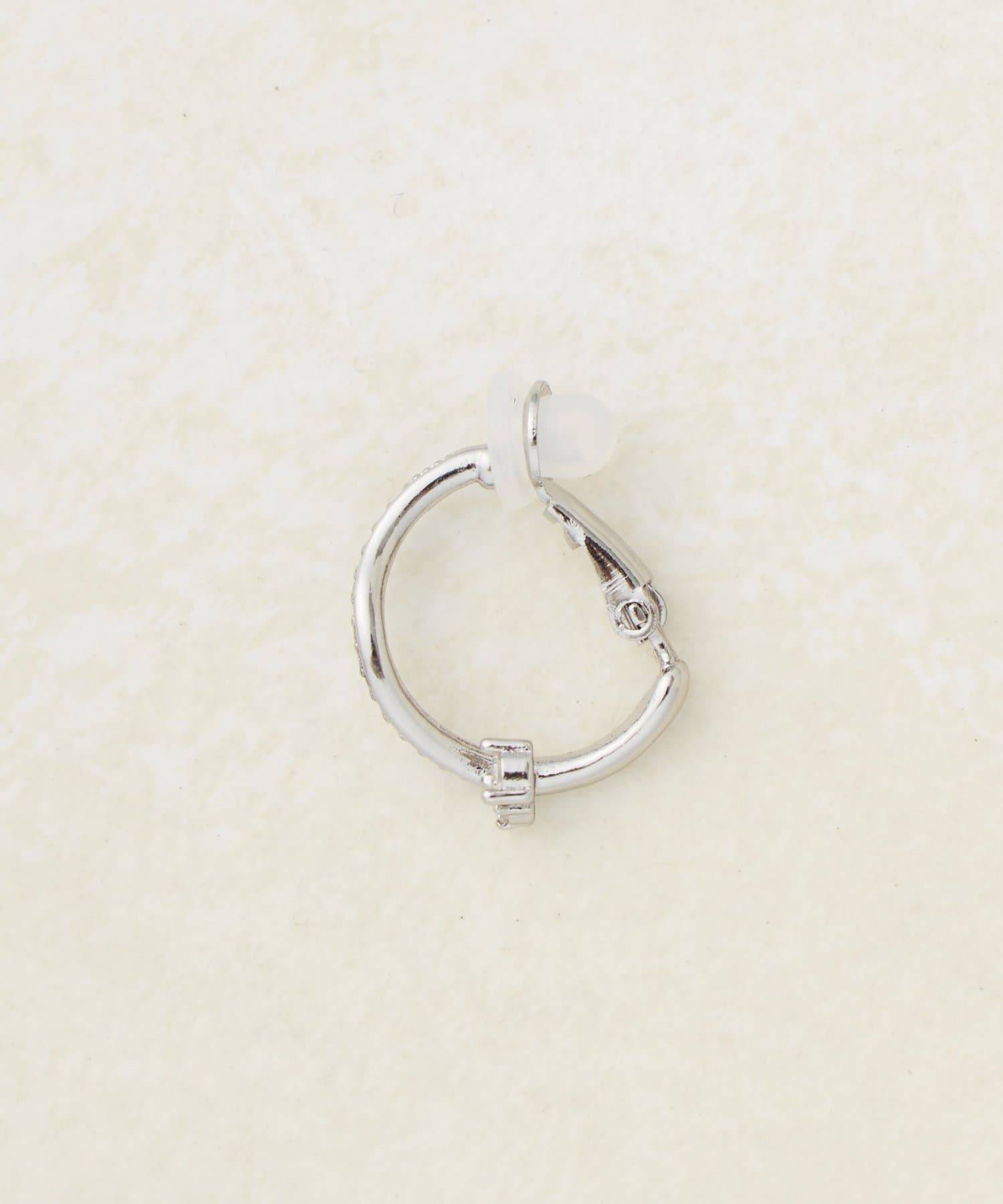 DISCOAT(ディスコート) 【GOLDY】パールストーンニュアンスフープイヤリング