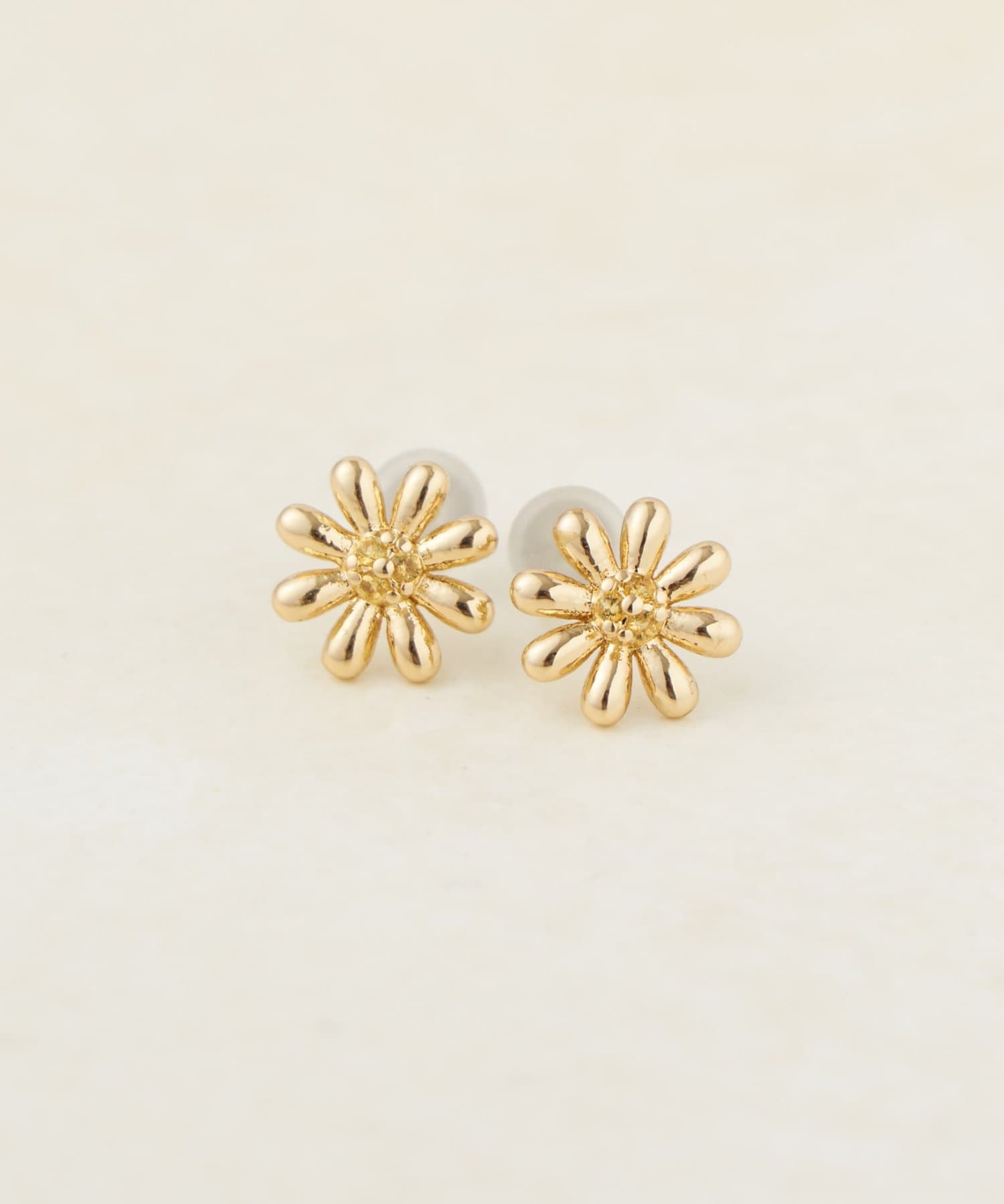 DISCOAT(ディスコート) 【GOLDY】ソリッドフラワーピアス