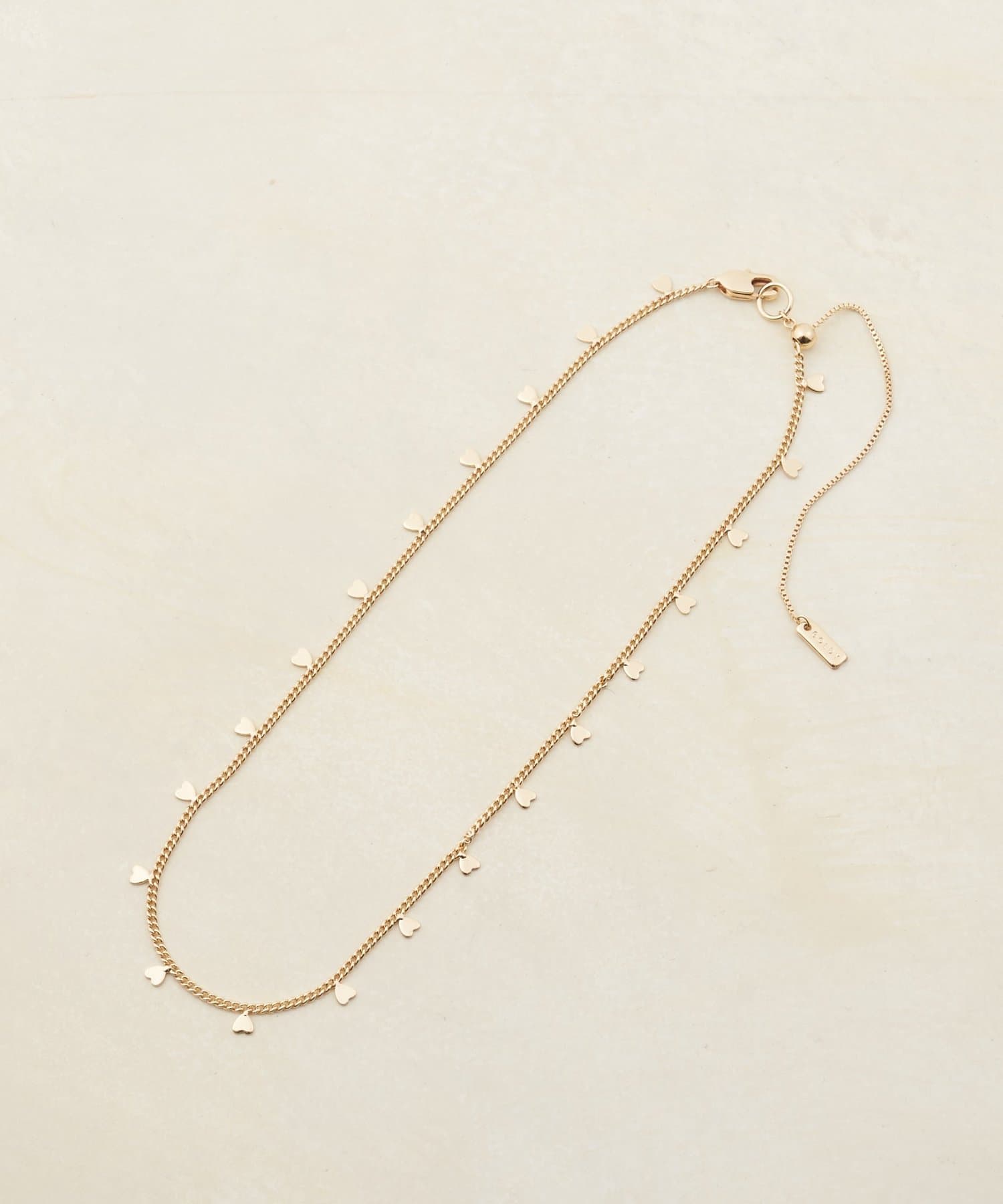 DISCOAT(ディスコート) 【GOLDY】ハートチェーンネックレス