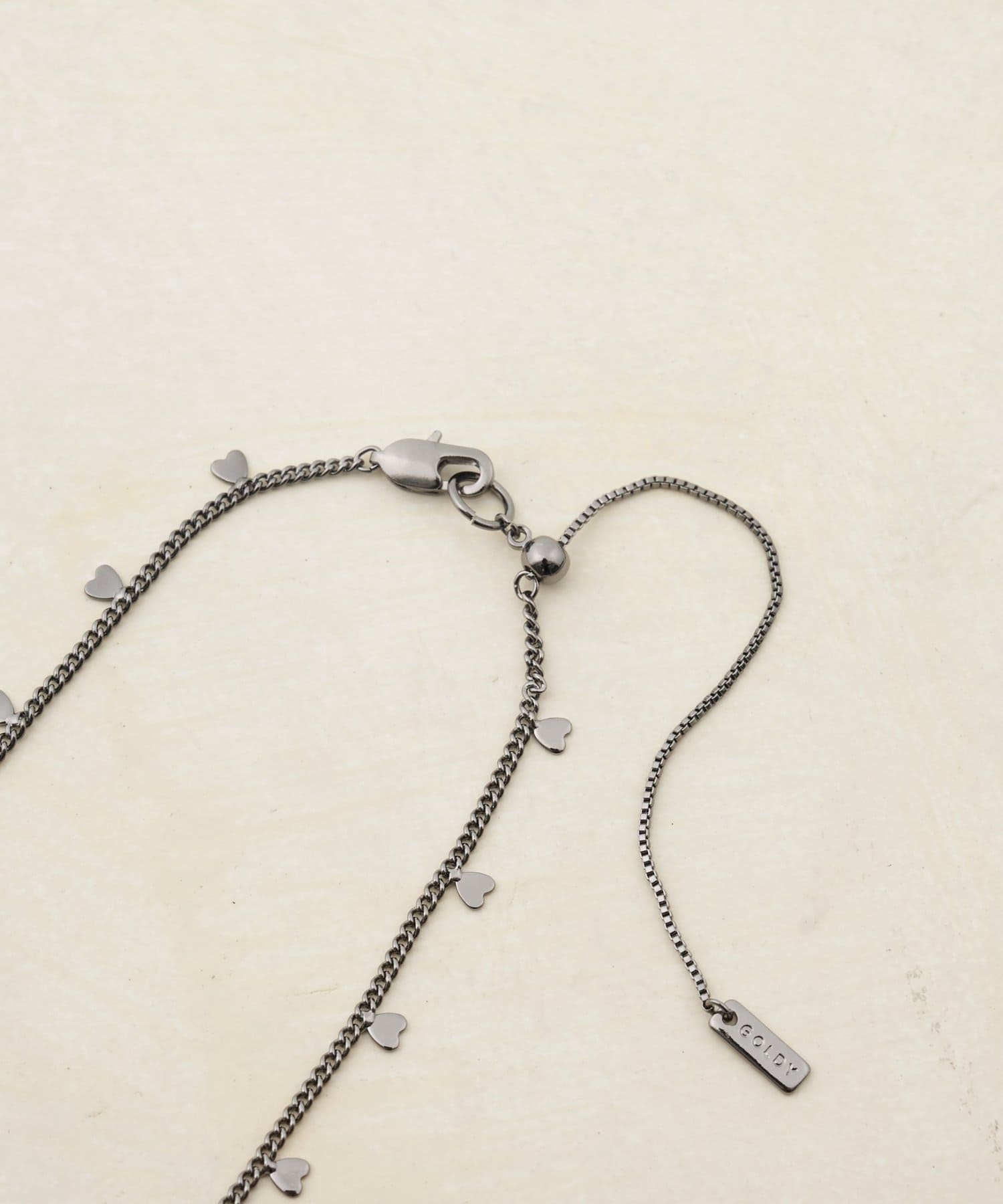 DISCOAT(ディスコート) 【GOLDY】ハートチェーンネックレス