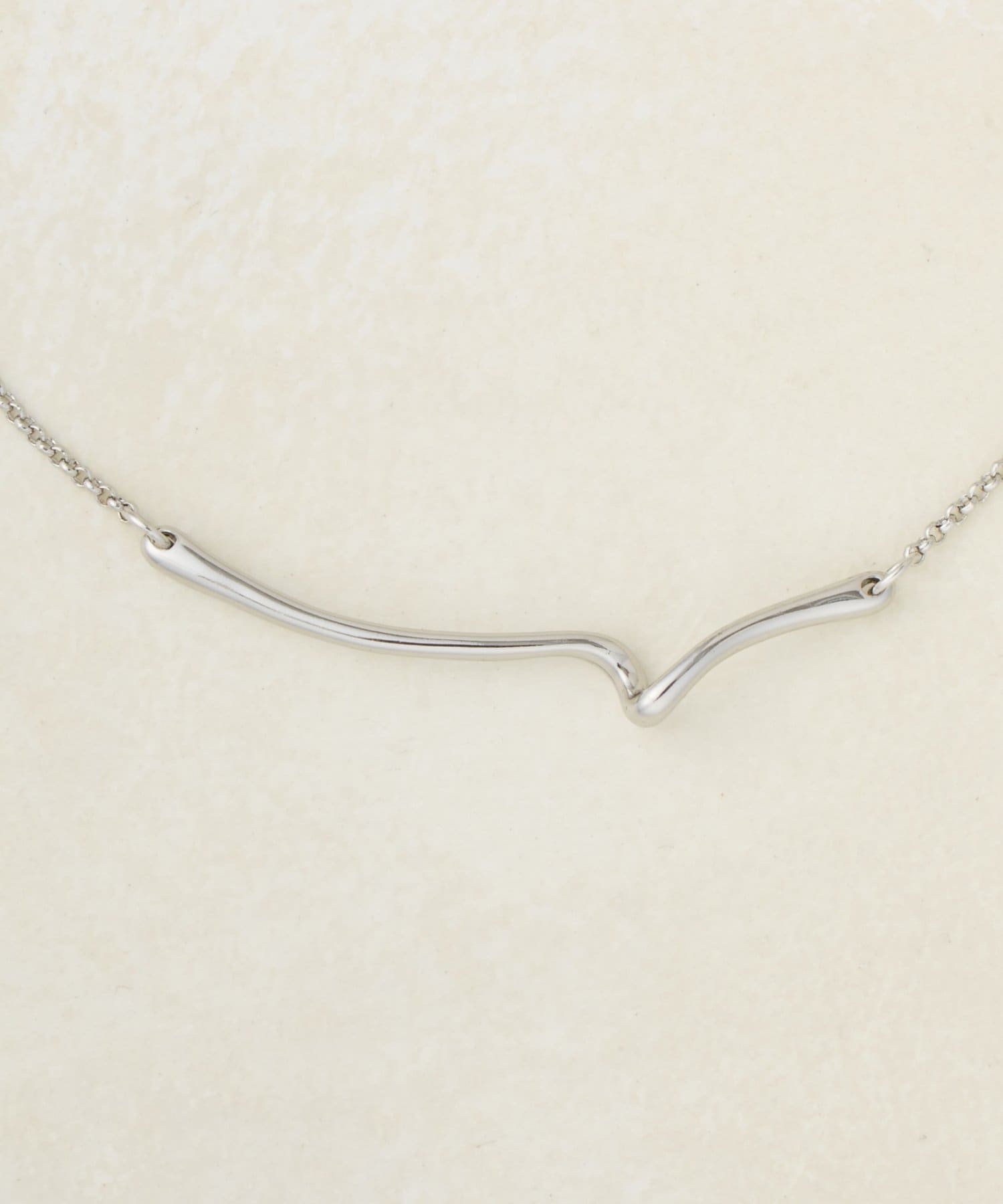 DISCOAT(ディスコート) 【GOLDY】ニュアンスラインプレートネックレス