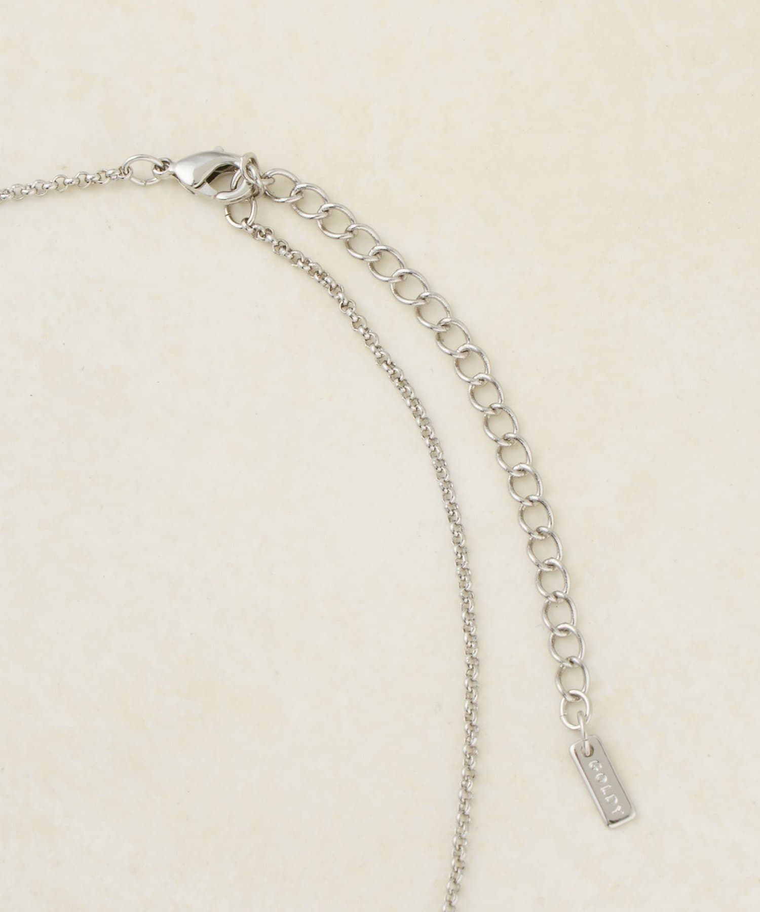 DISCOAT(ディスコート) 【GOLDY】ニュアンスラインプレートネックレス