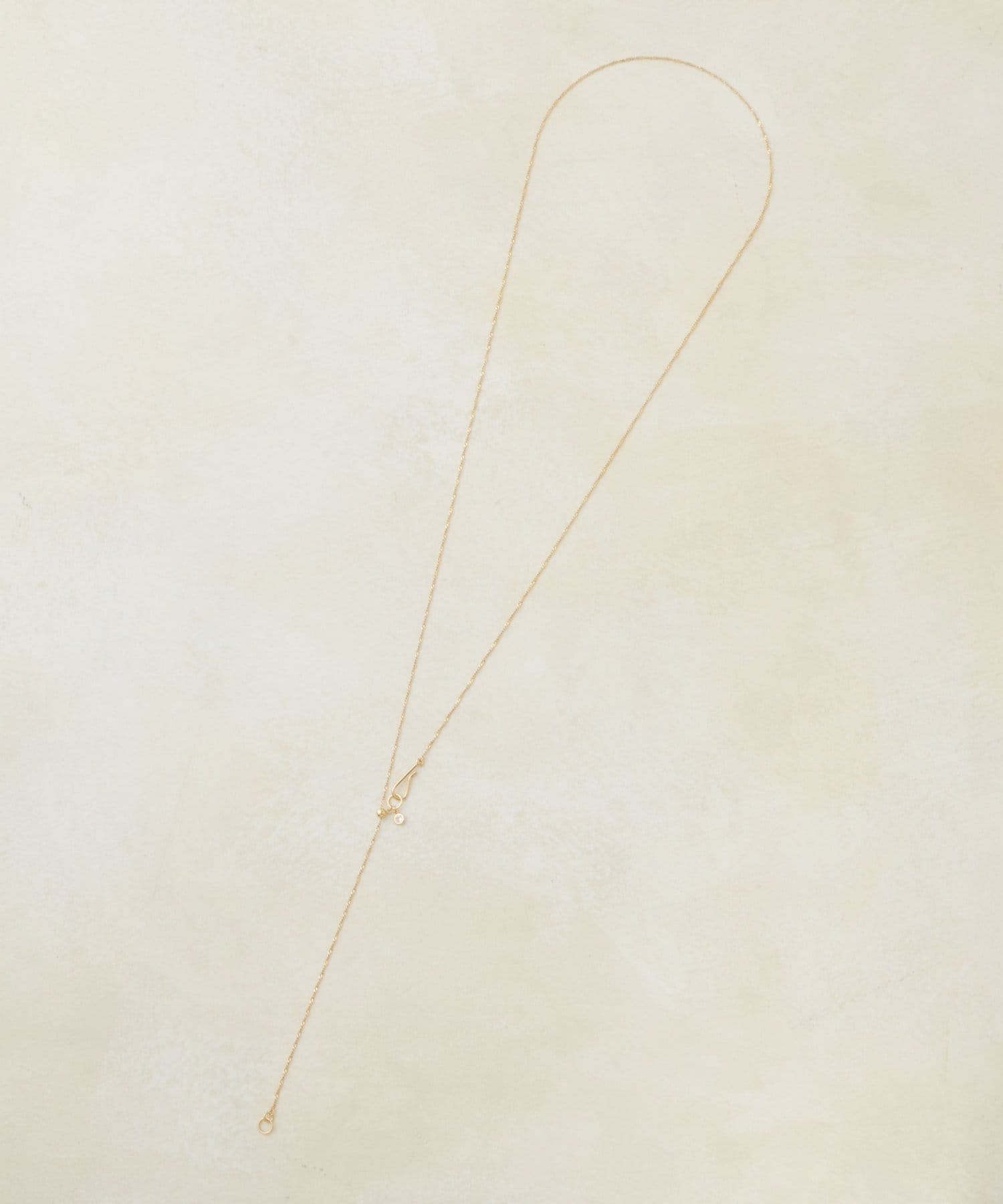 DISCOAT(ディスコート) 【GOLDY】フックロングY字ネックレス