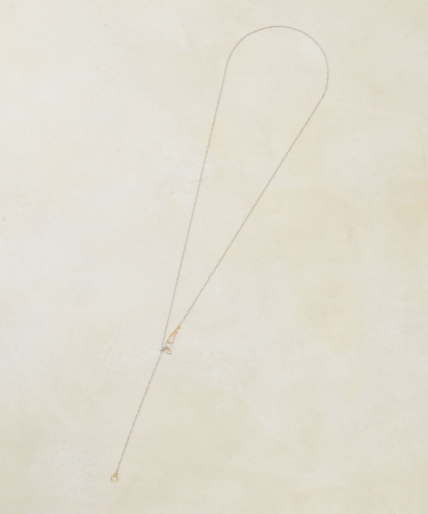 DISCOAT(ディスコート) 【GOLDY】フックロングY字ネックレス