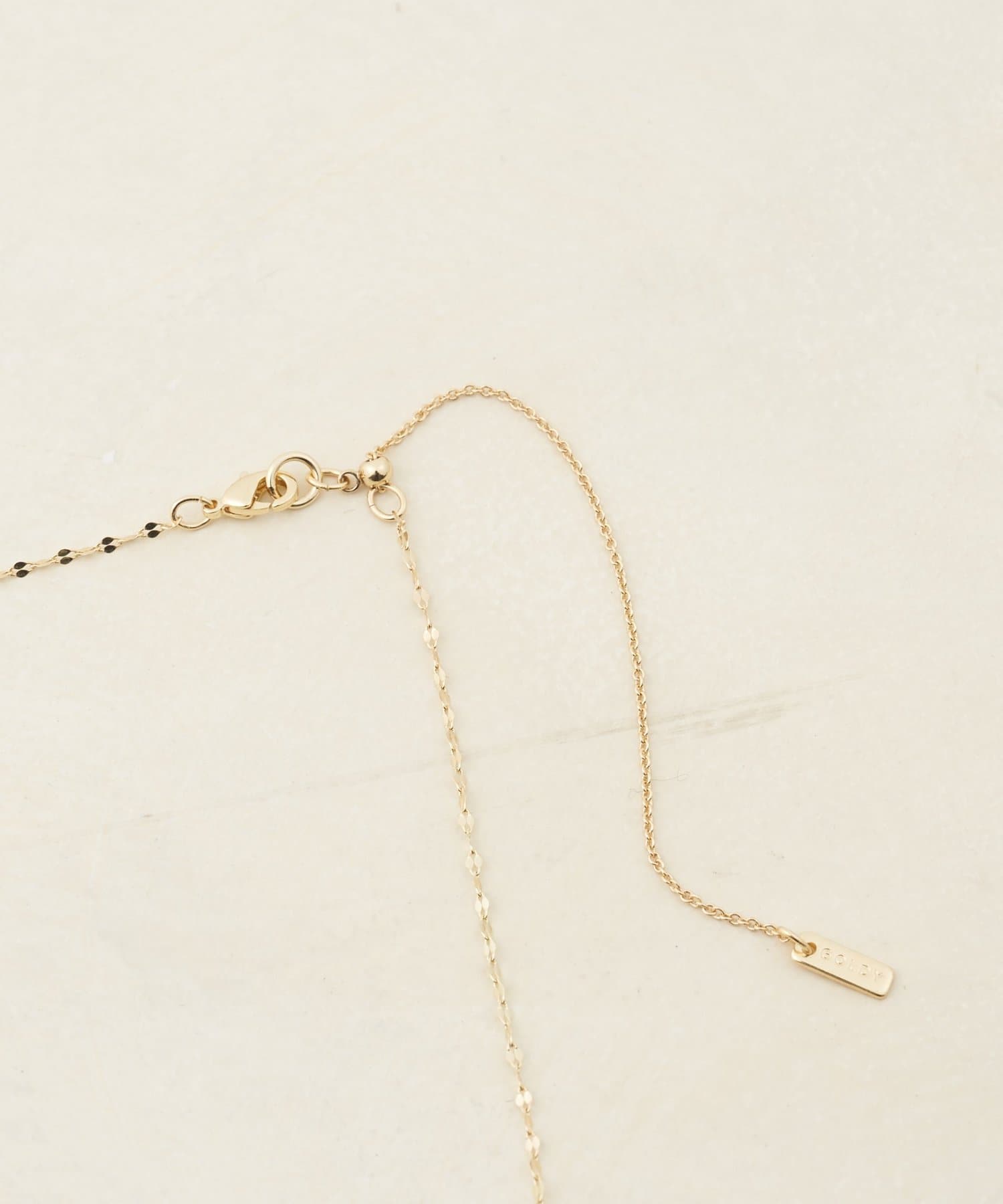 DISCOAT(ディスコート) 【GOLDY】フラットチェーンネックレス