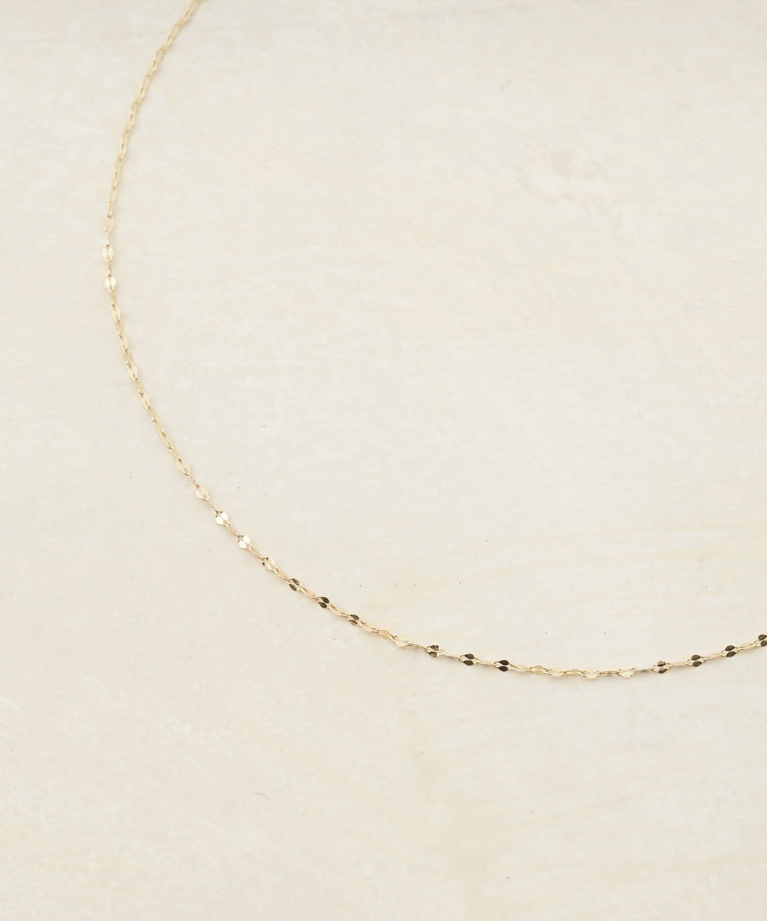 DISCOAT(ディスコート) 【GOLDY】フラットチェーンネックレス