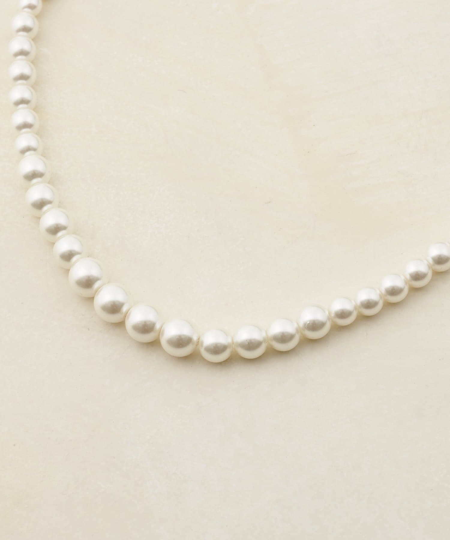 DISCOAT(ディスコート) 【GOLDY】ベロアリボンパールネックレス