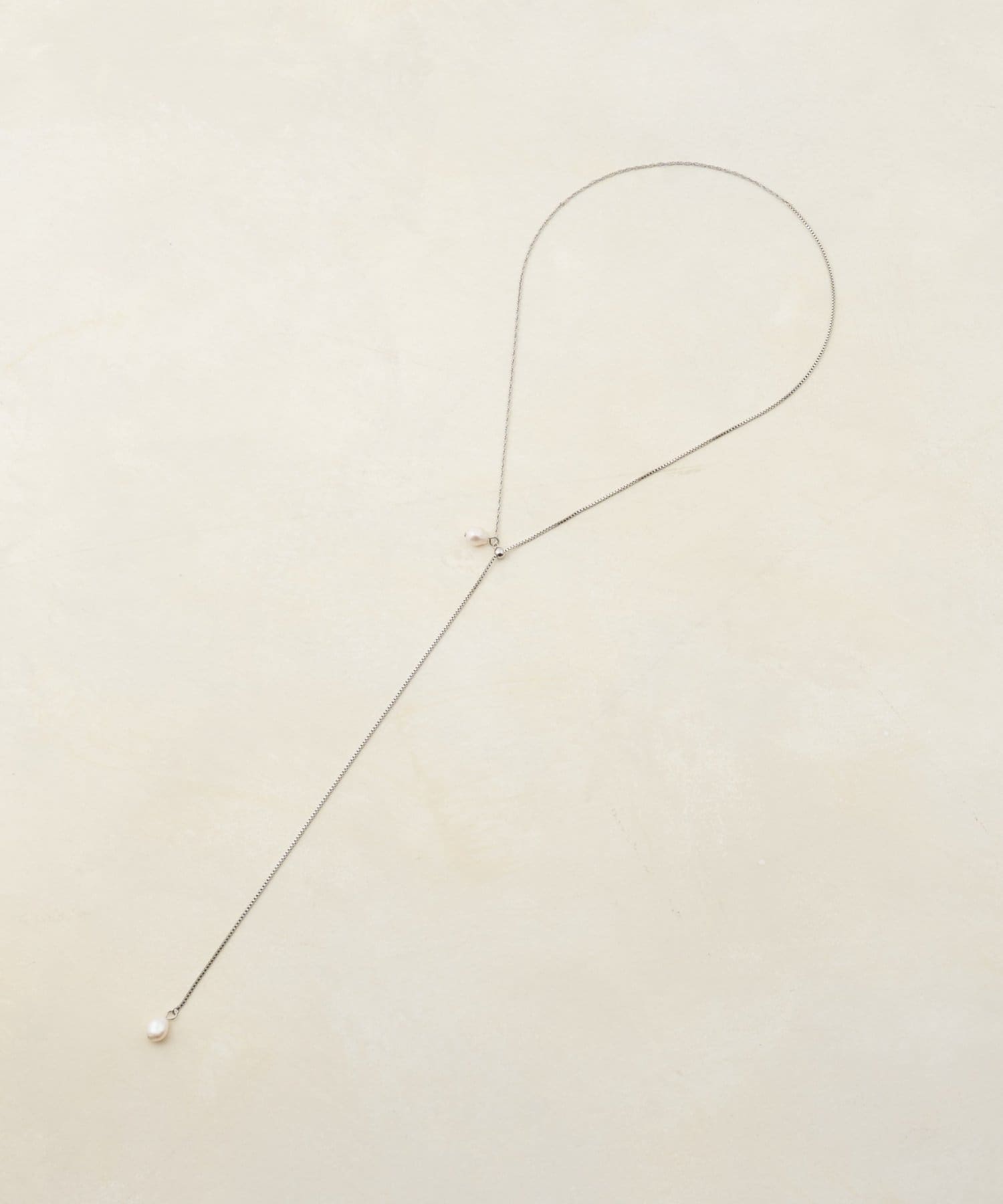 DISCOAT(ディスコート) 【GOLDY】パールY字ネックレス〈2WAY〉