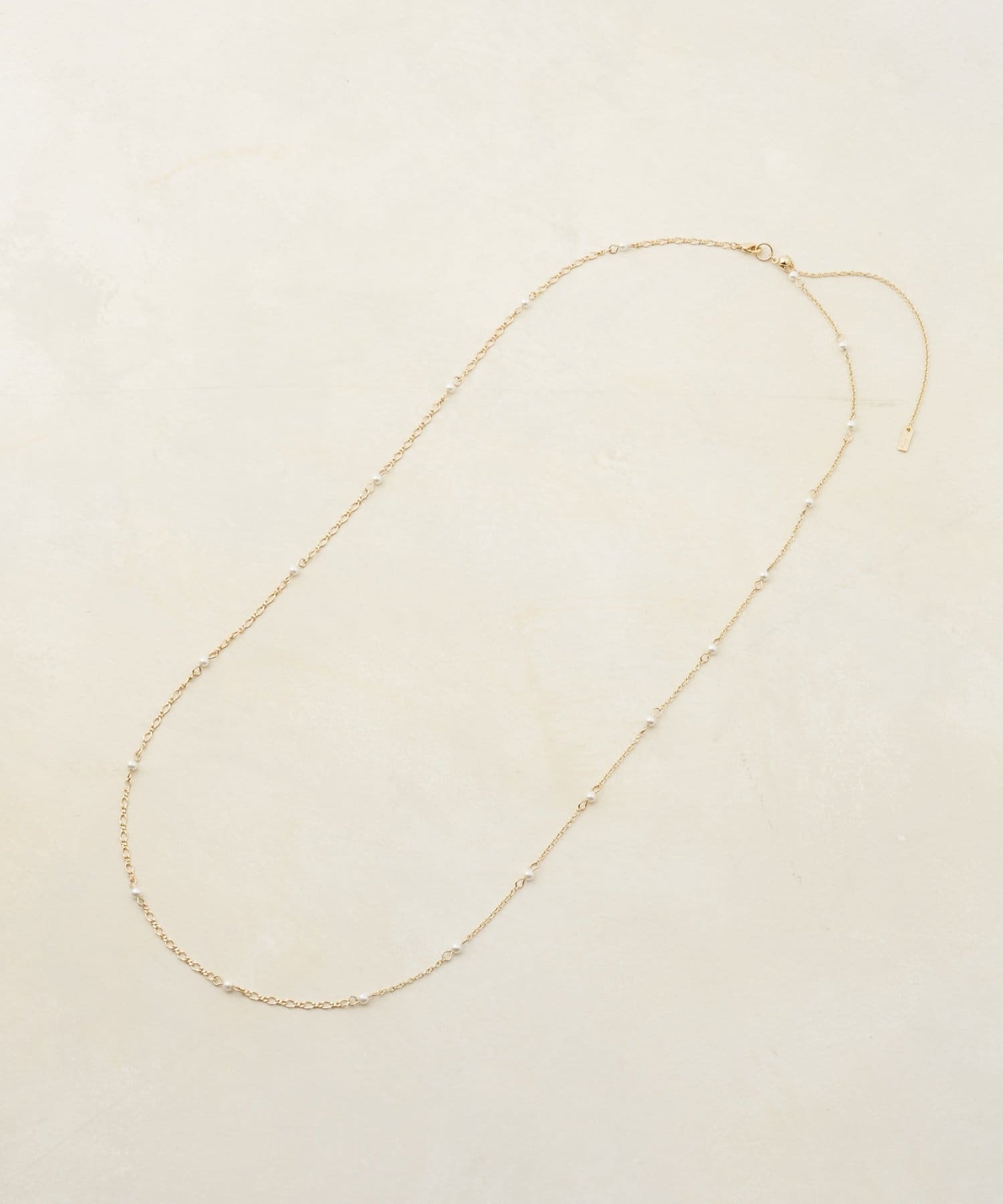 DISCOAT(ディスコート) 【GOLDY】パールチェーンロングネックレス