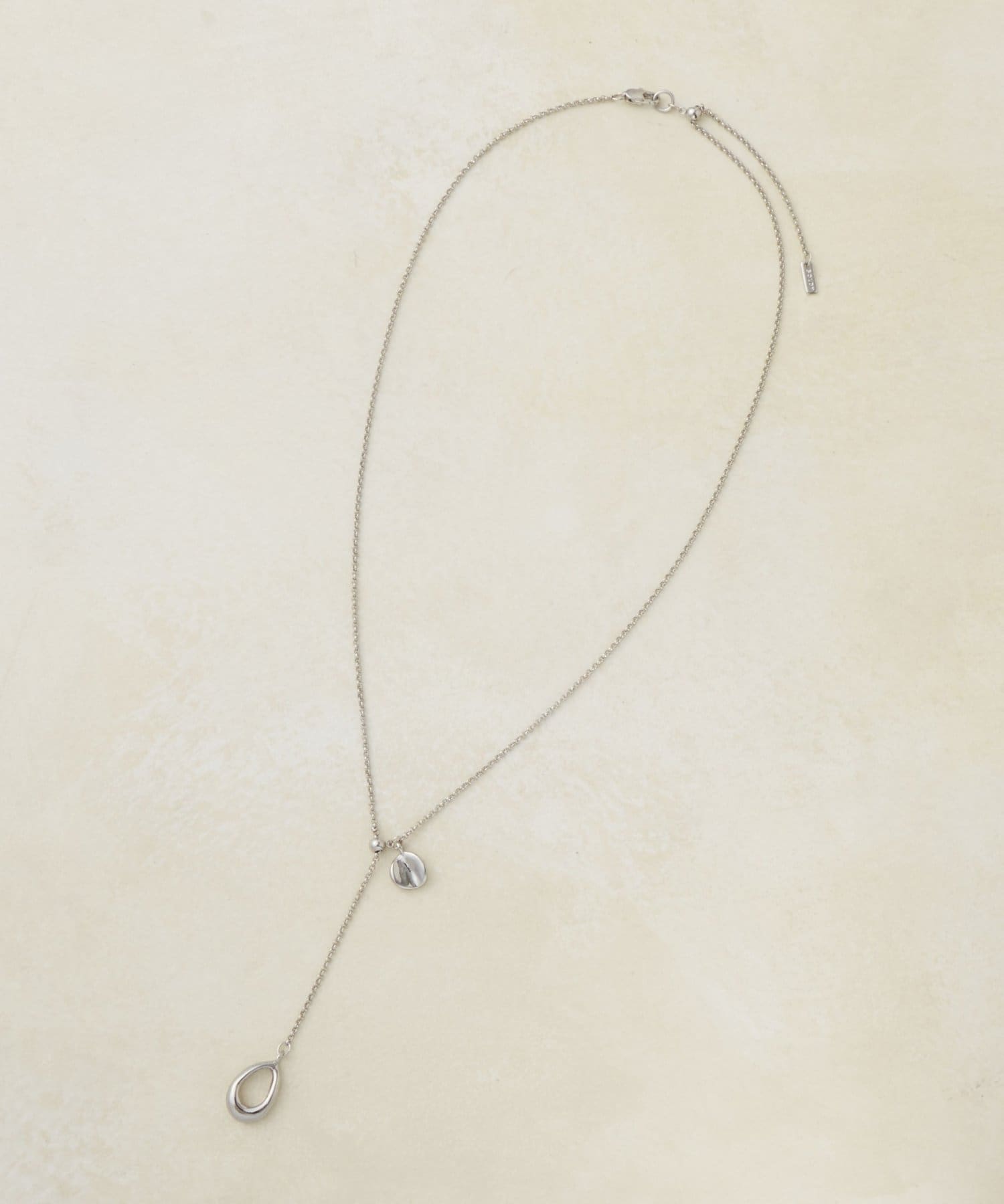 DISCOAT(ディスコート) 【GOLDY】プレートドロップY字ネックレス