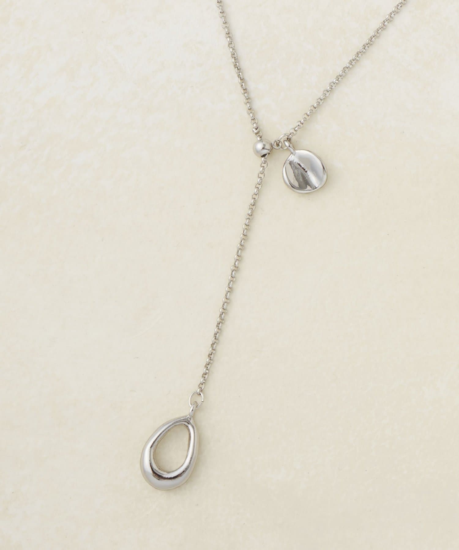 DISCOAT(ディスコート) 【GOLDY】プレートドロップY字ネックレス