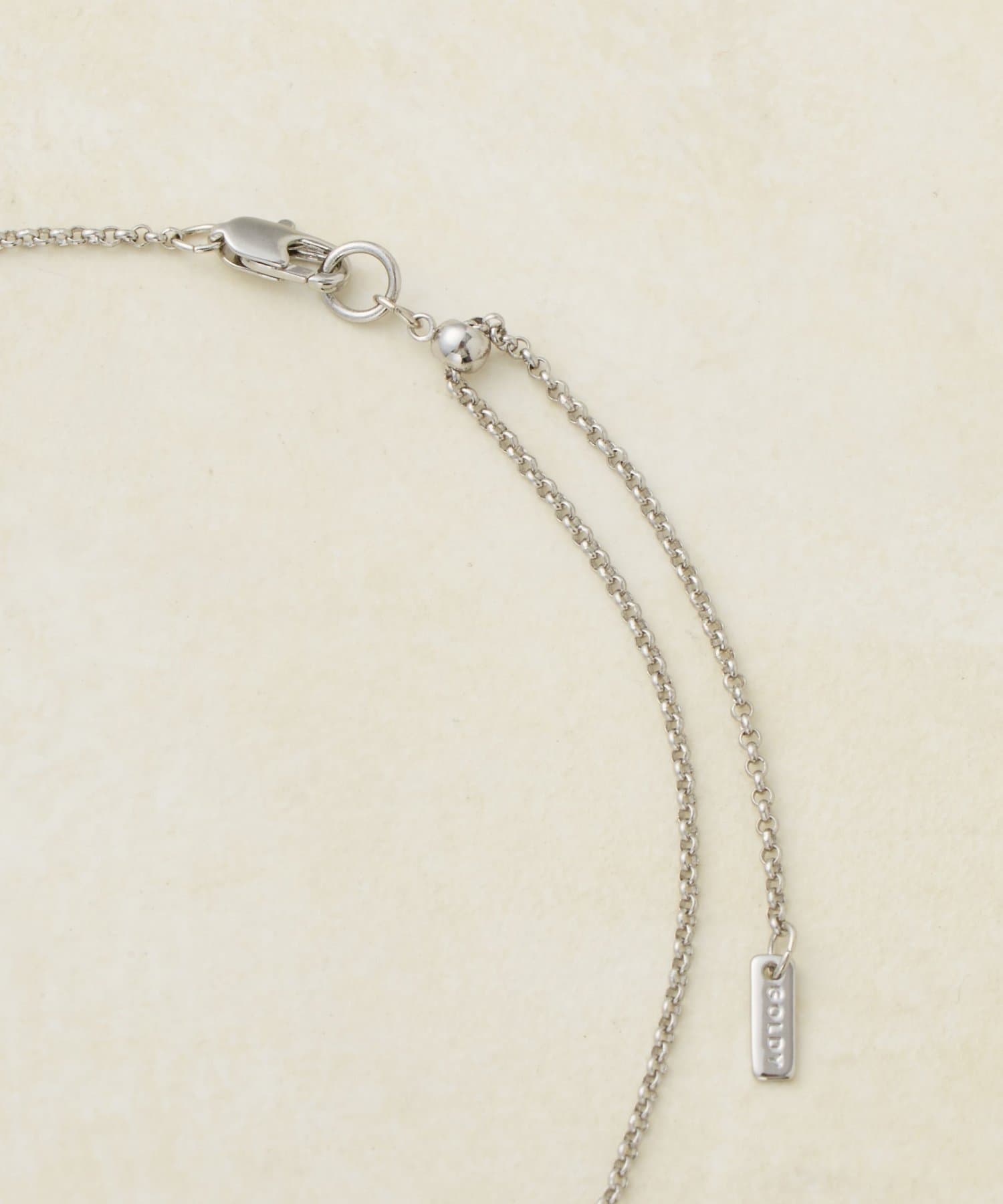 DISCOAT(ディスコート) 【GOLDY】プレートドロップY字ネックレス