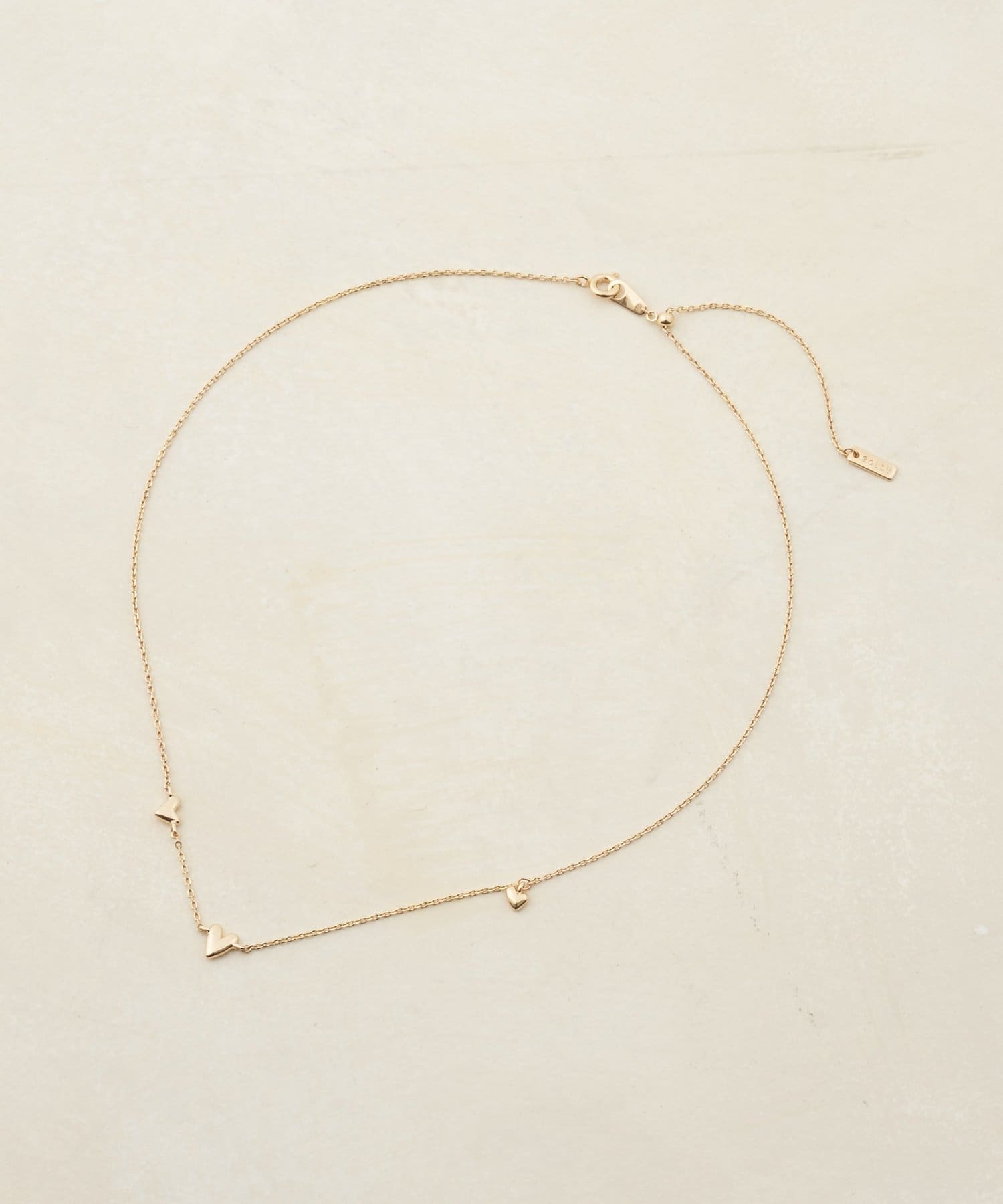 DISCOAT(ディスコート) 【GOLDY】プランププチ3ハートネックレス