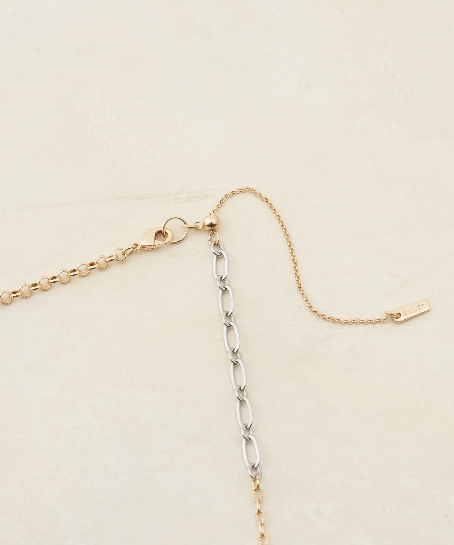 DISCOAT(ディスコート) 【GOLDY】マルチチェーンネックレス