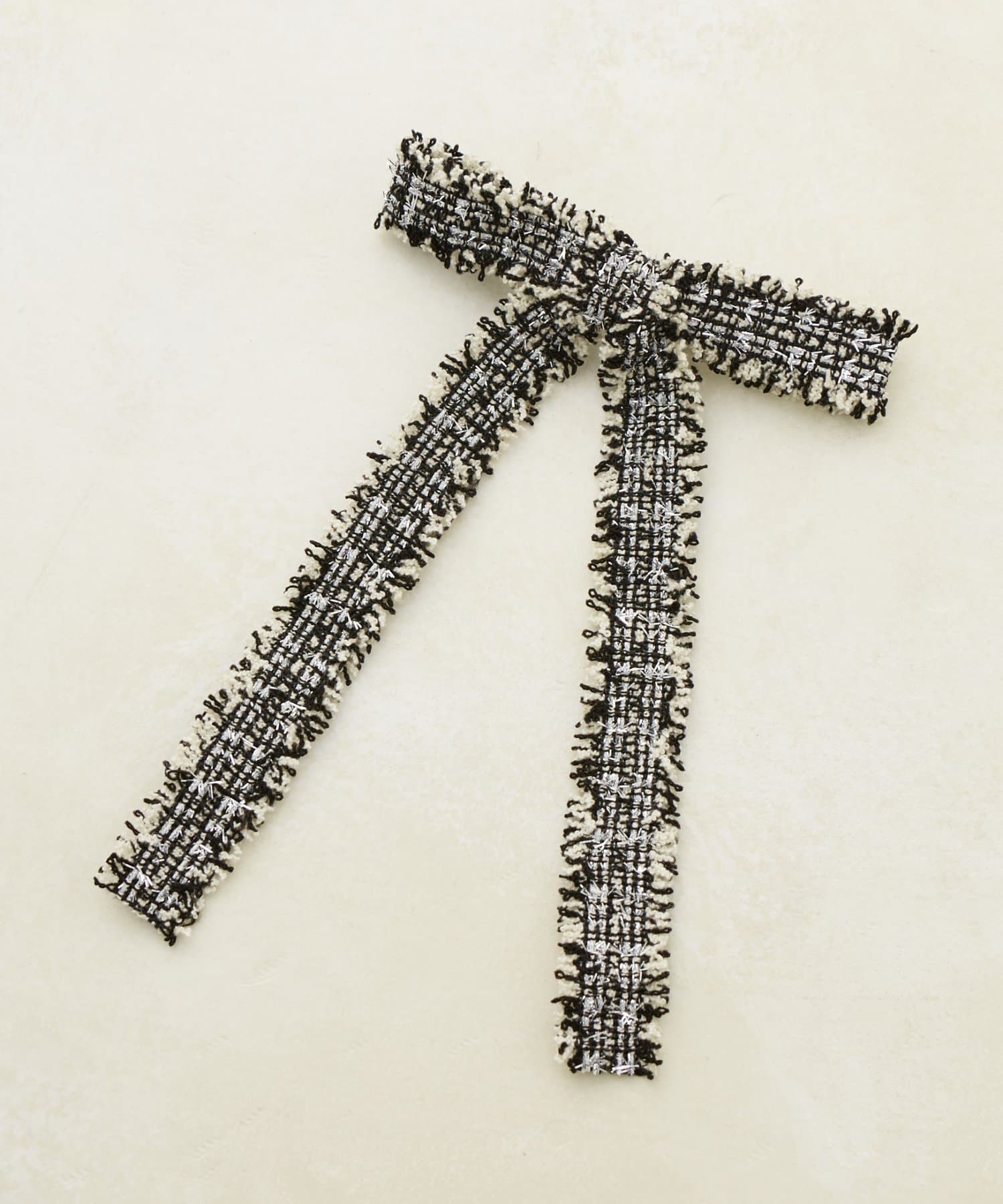 DISCOAT(ディスコート) 【GOLDY】ツイードリボンバレッタ