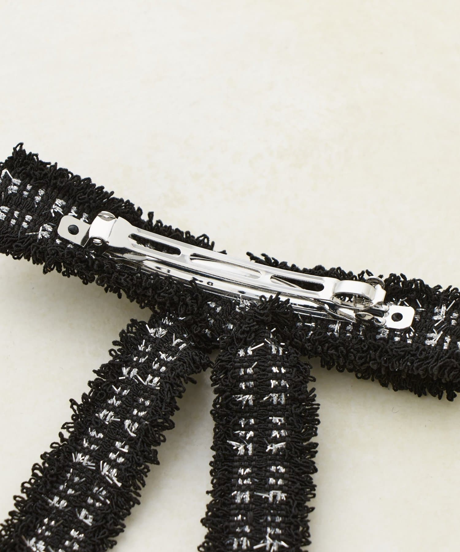 DISCOAT(ディスコート) 【GOLDY】ツイードリボンバレッタ