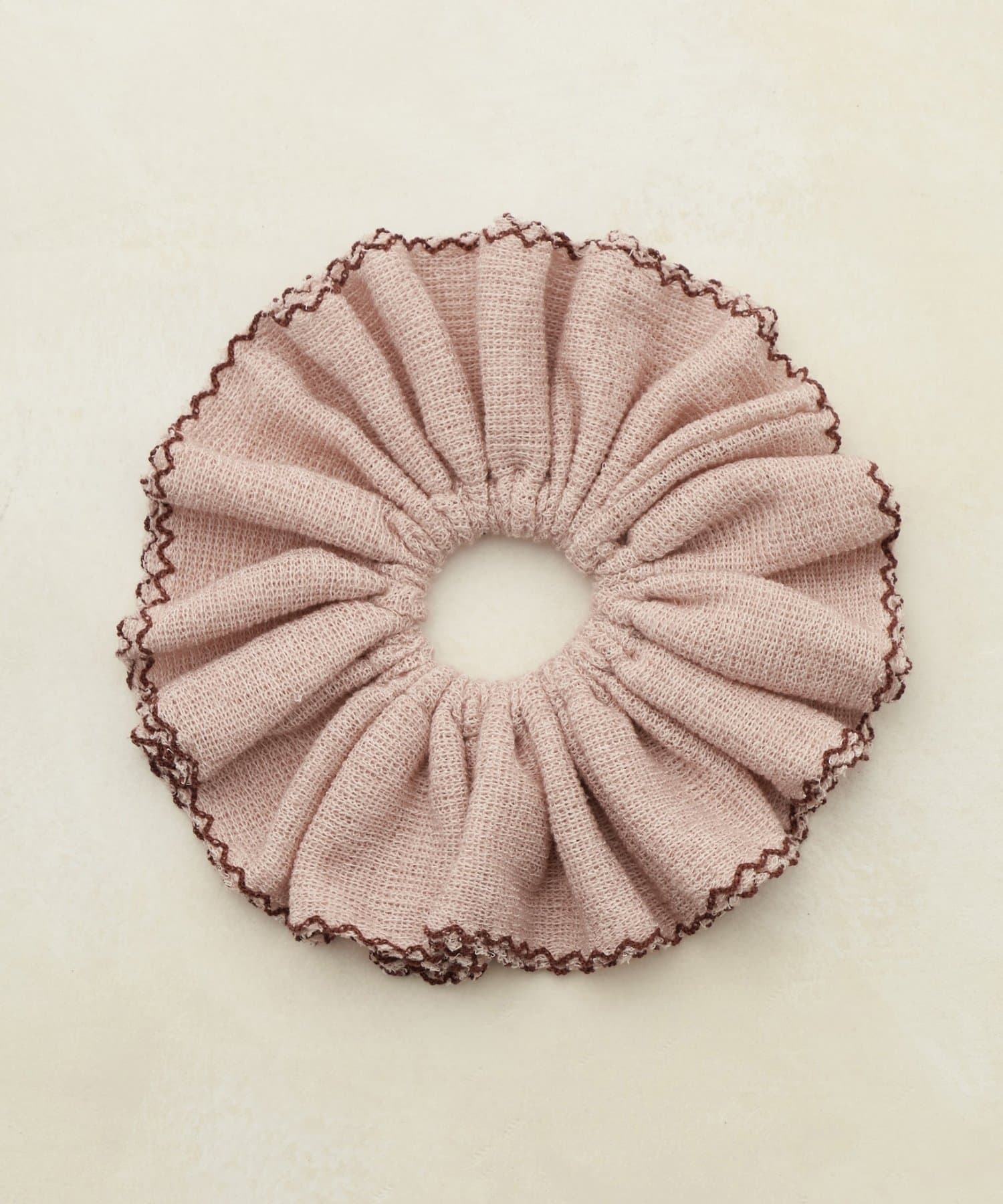 DISCOAT(ディスコート) 【GOLDY】ニットソーステッチシュシュ