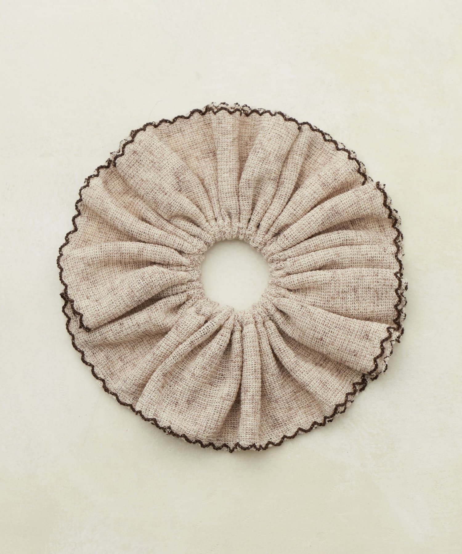 DISCOAT(ディスコート) 【GOLDY】ニットソーステッチシュシュ