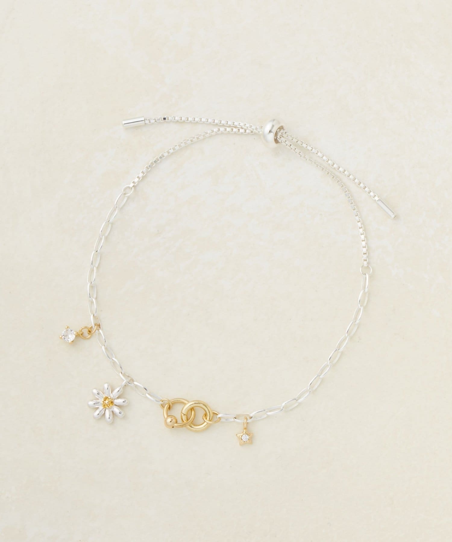 DISCOAT(ディスコート) 【GOLDY】ソリッドフラワーブレスレット