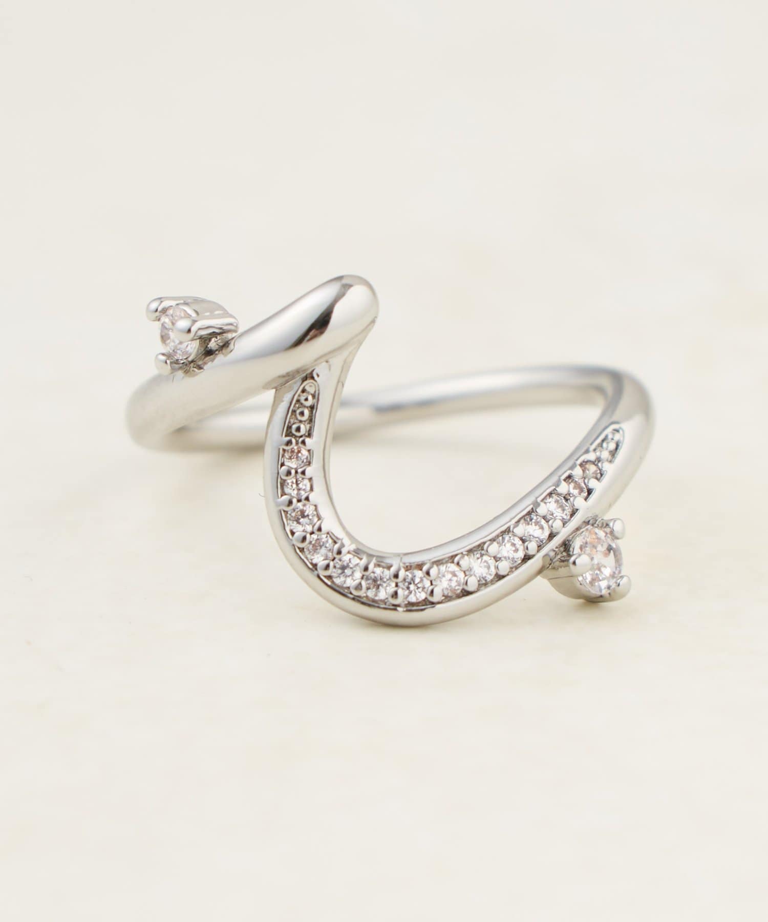 DISCOAT(ディスコート) 【GOLDY】パールストーンニュアンスリング