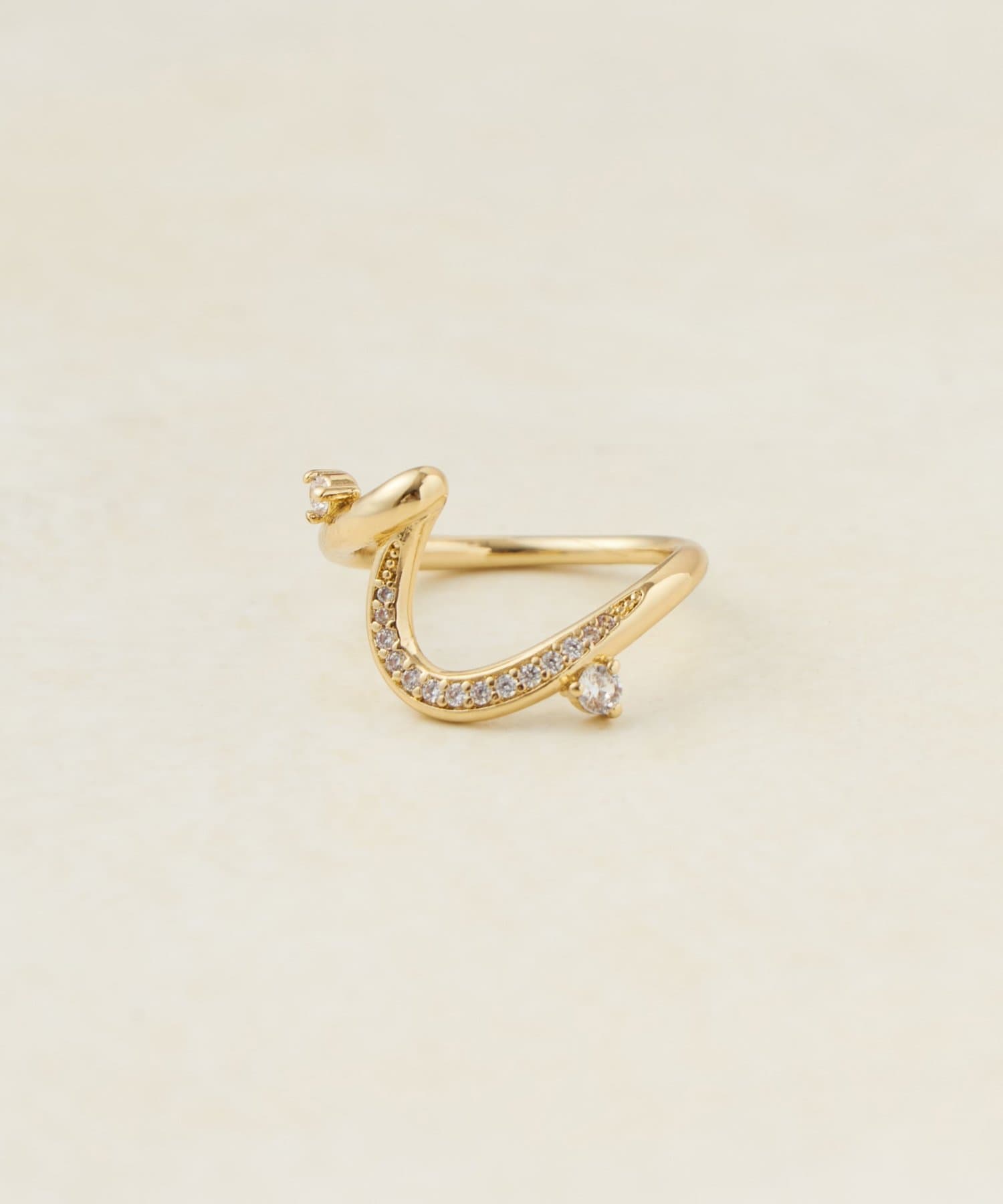 DISCOAT(ディスコート) 【GOLDY】パールストーンニュアンスリング