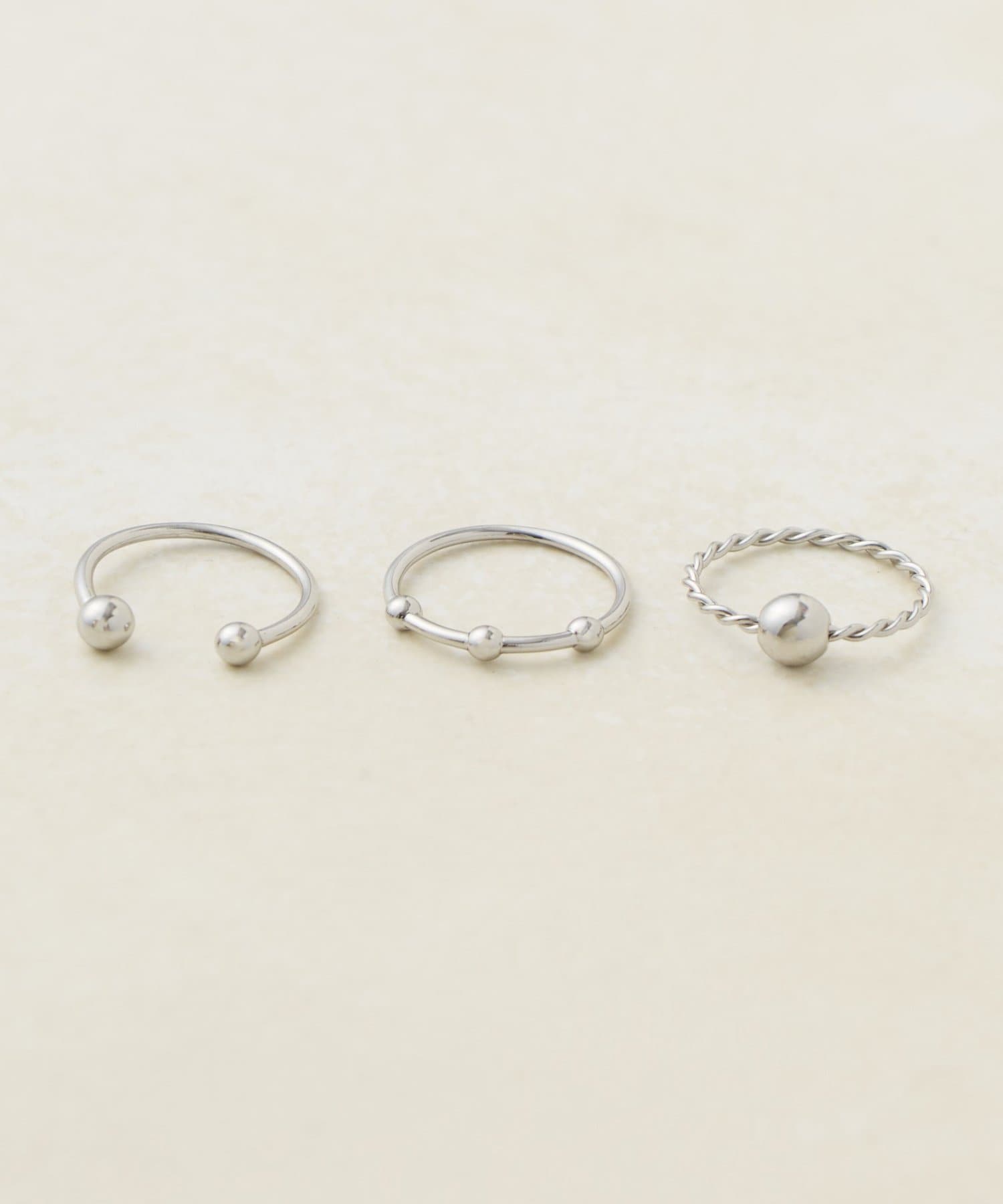 DISCOAT(ディスコート) 【GOLDY/3セット】ボディピアスデザインリング