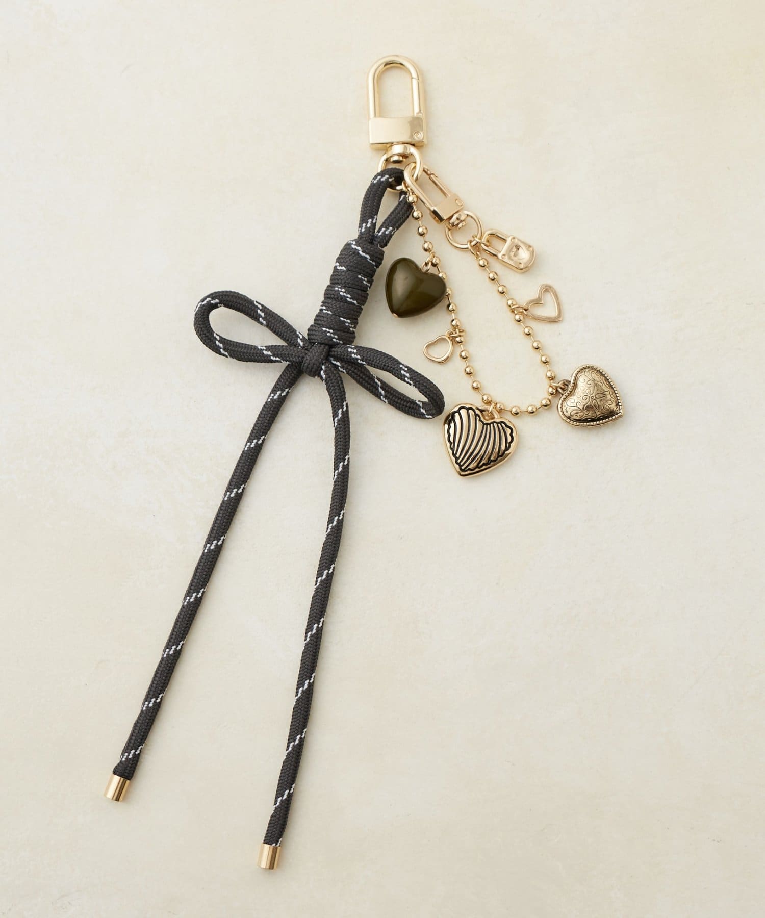 DISCOAT(ディスコート) 【GOLDY】コードリボンキーチャーム