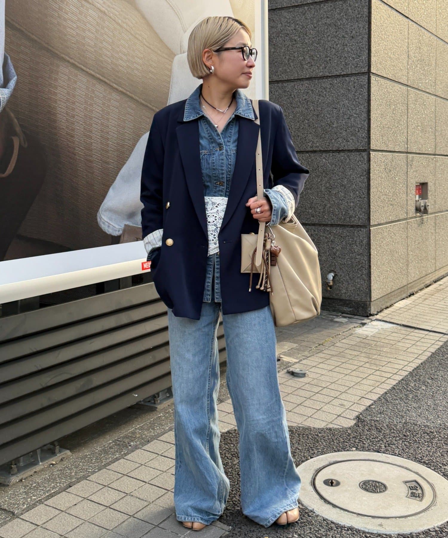 LOUNGEDRESS(ラウンジドレス) 【＠_yoshinosan_コラボ】【GALENA/ガレナ】スロープワンショルダーBag