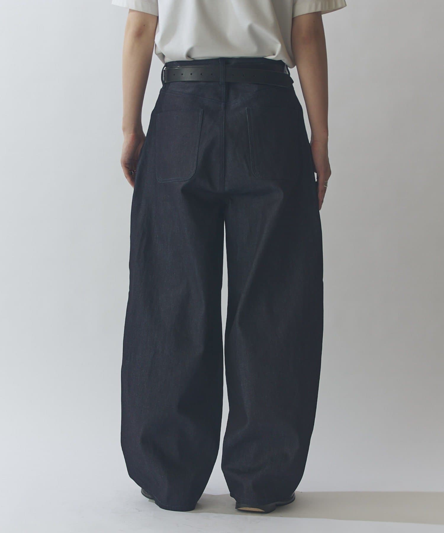 Lui's(ルイス) リジットタックバルーンデニムパンツ