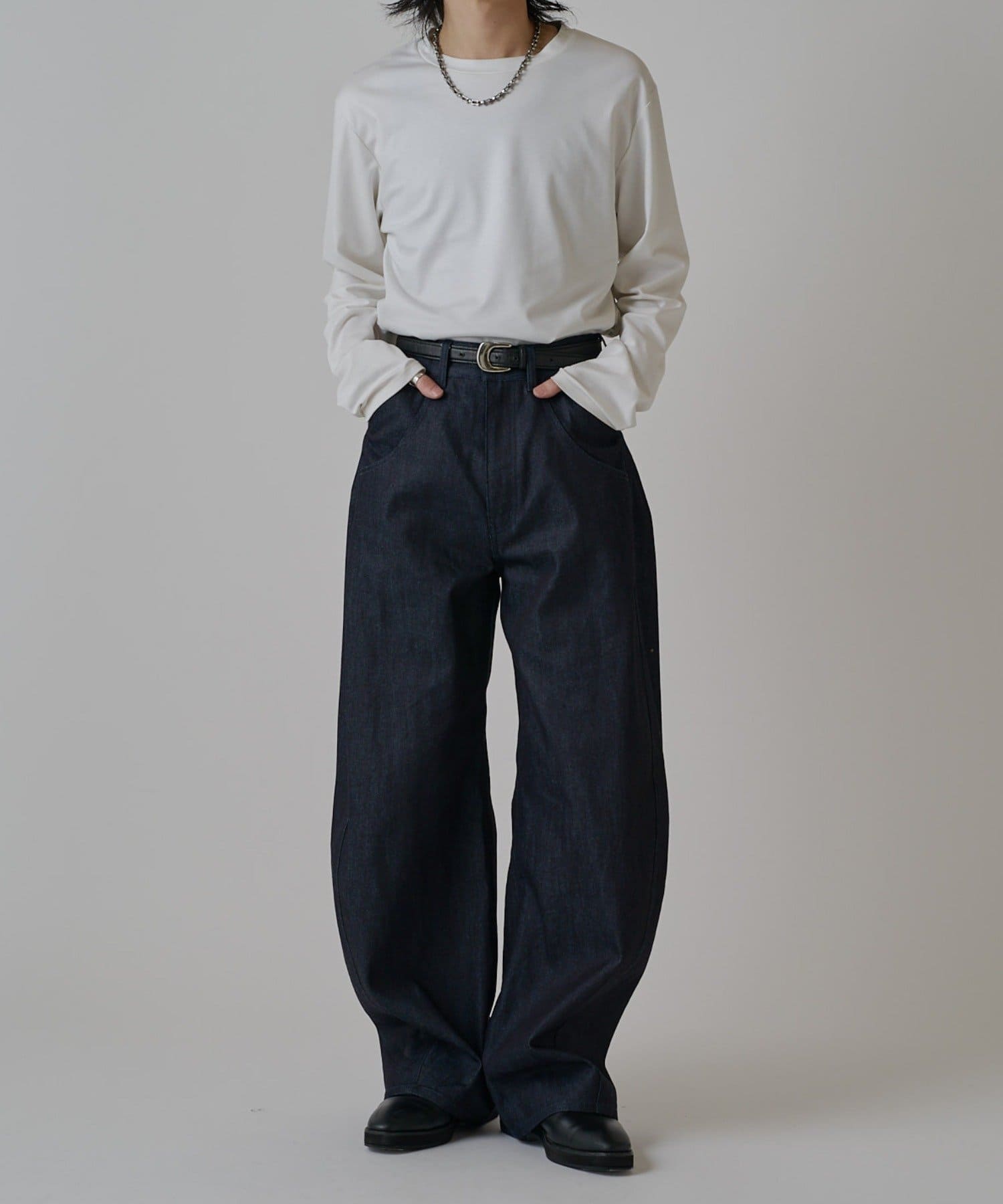 Lui's(ルイス) リジットカーブデニムパンツ