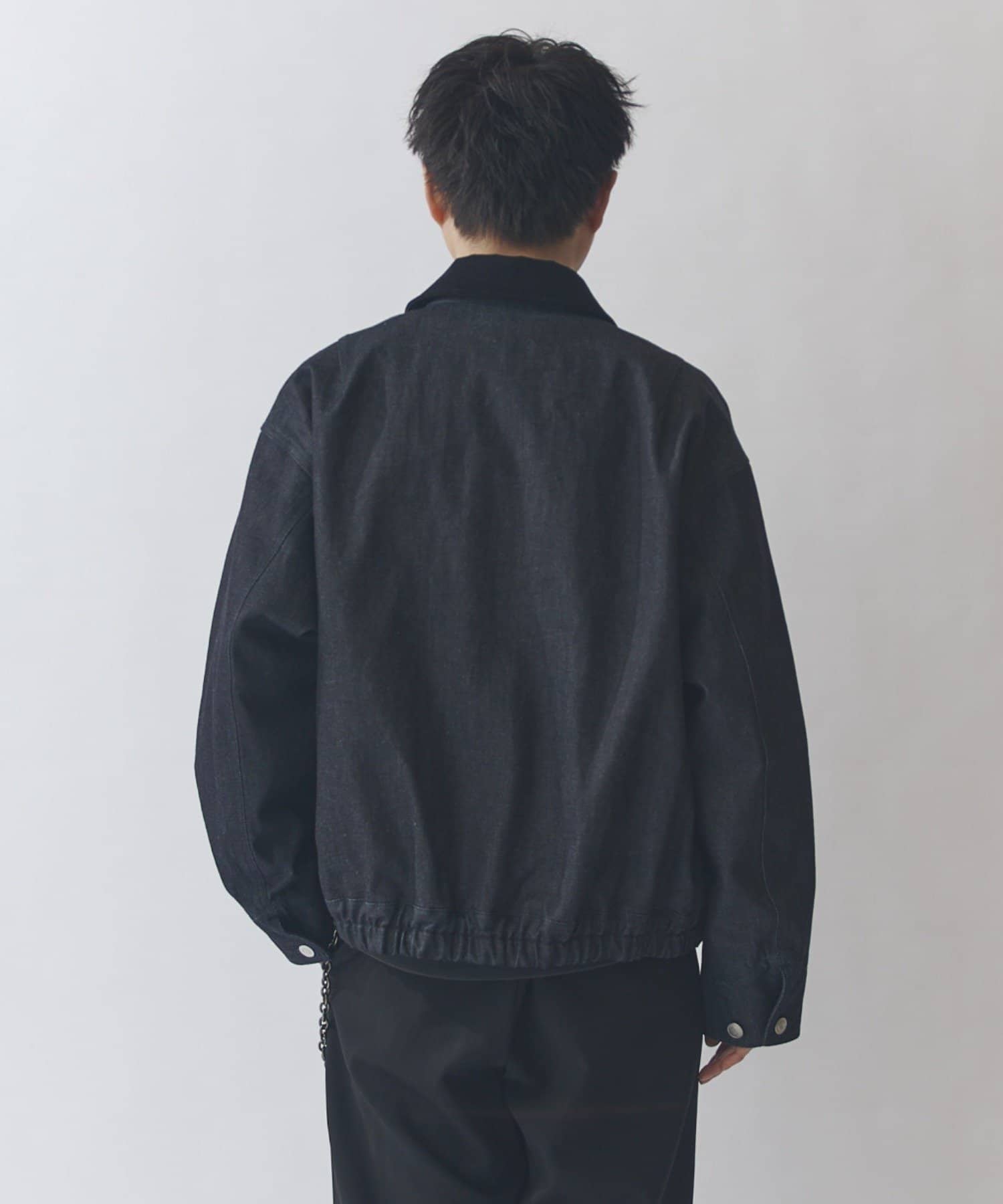 Lui's(ルイス) リジットデニムボンバーブルゾン