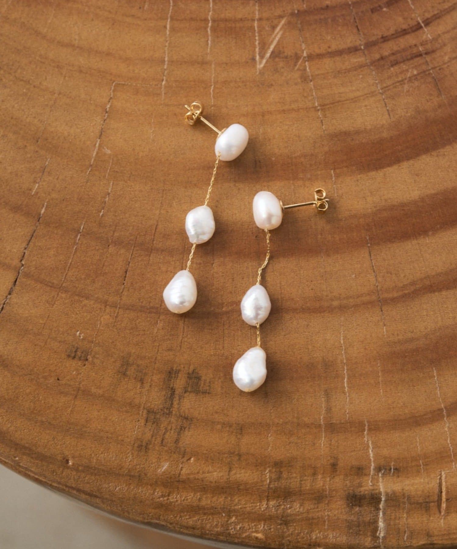 LOUNGEDRESS(ラウンジドレス) 【GALENA/ガレナ】ドロップパールピアス