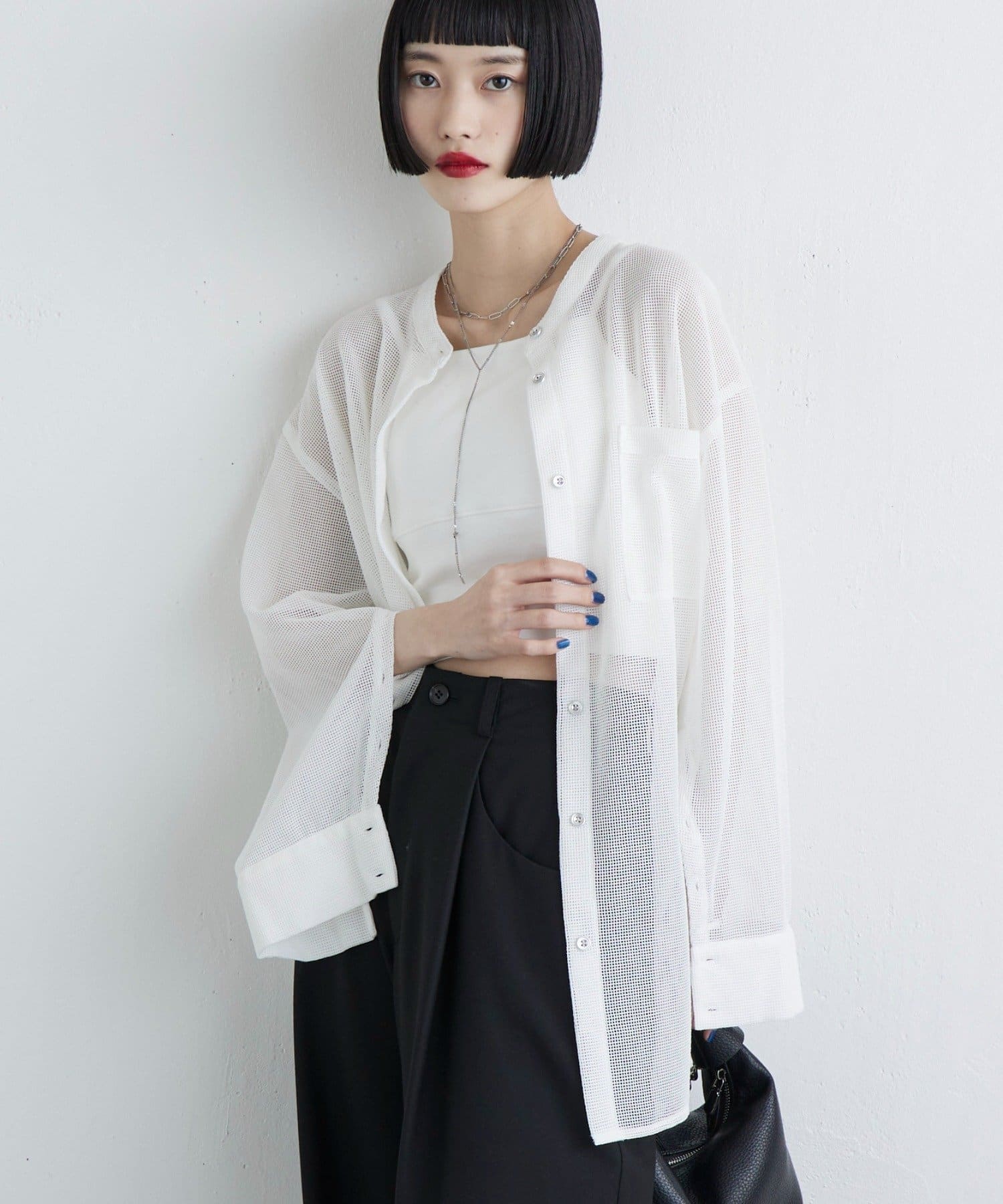 Lui's(ルイス) メッシュシアーシャツ