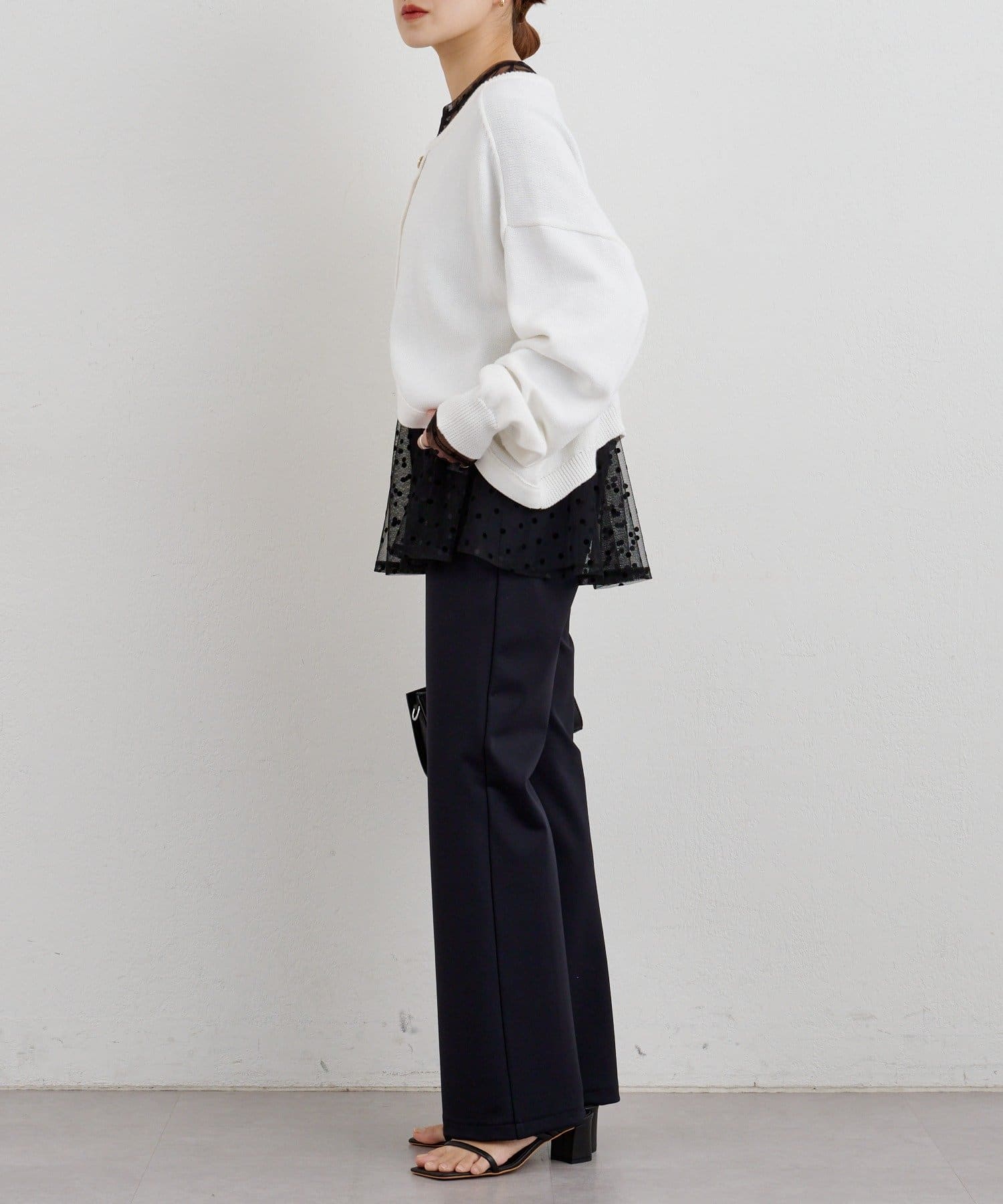 SHENERY(シーナリー) 【26SS予約】ドットチュールブラウス