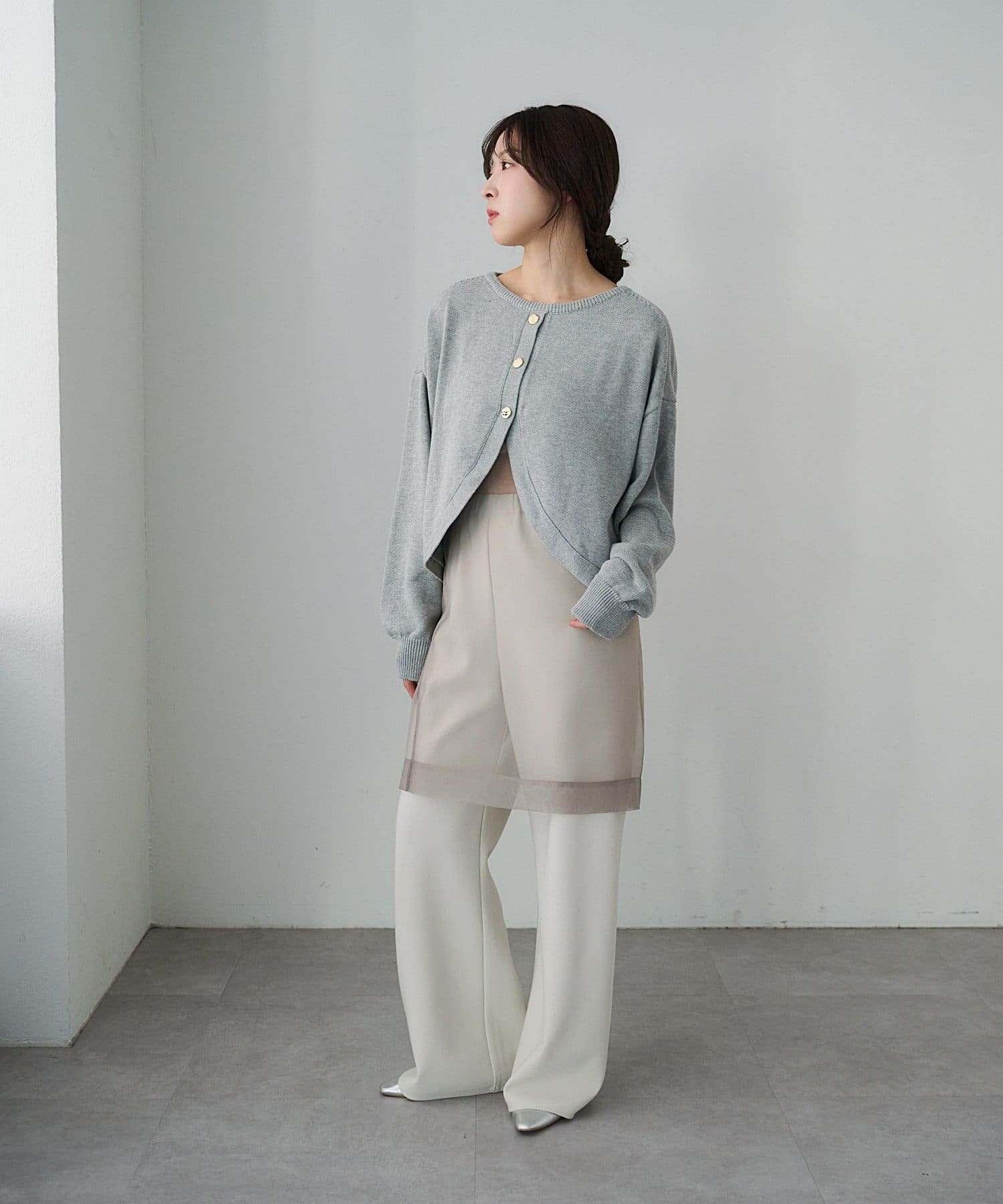 SHENERY(シーナリー) 2WAYラウンドショートプルオーバー