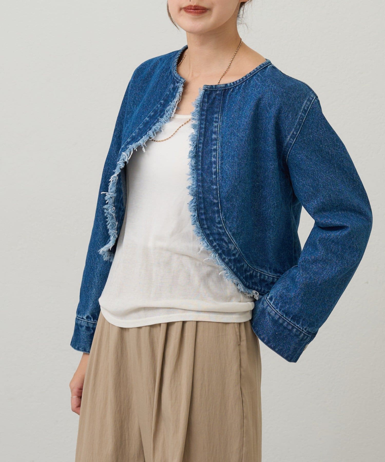 SHENERY(シーナリー) 【26SS予約】ショートデニムボレロ