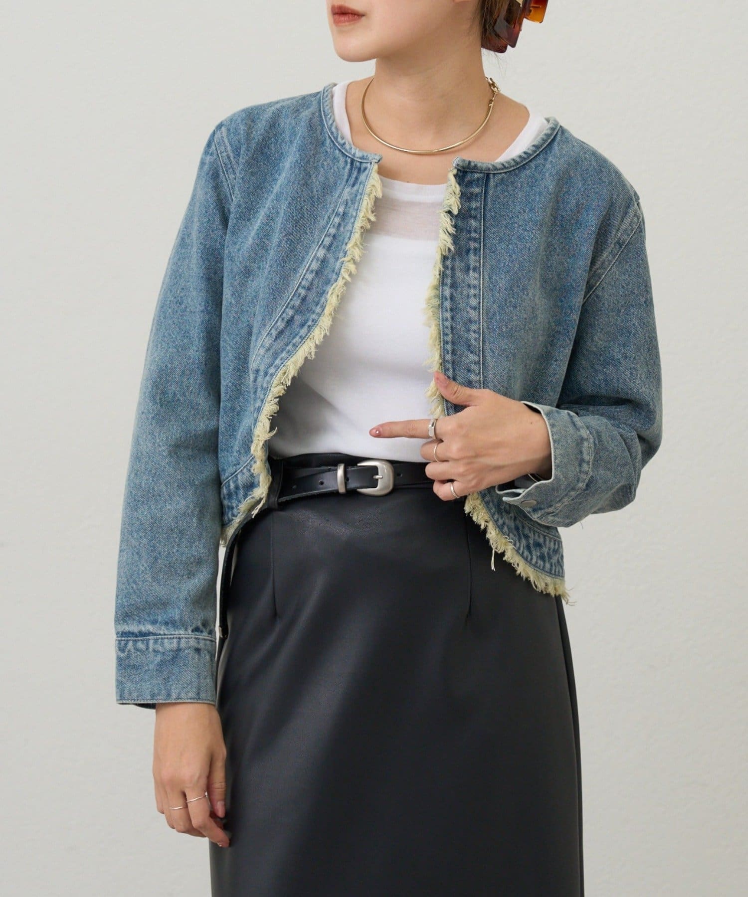 SHENERY(シーナリー) 【26SS予約】ショートデニムボレロ