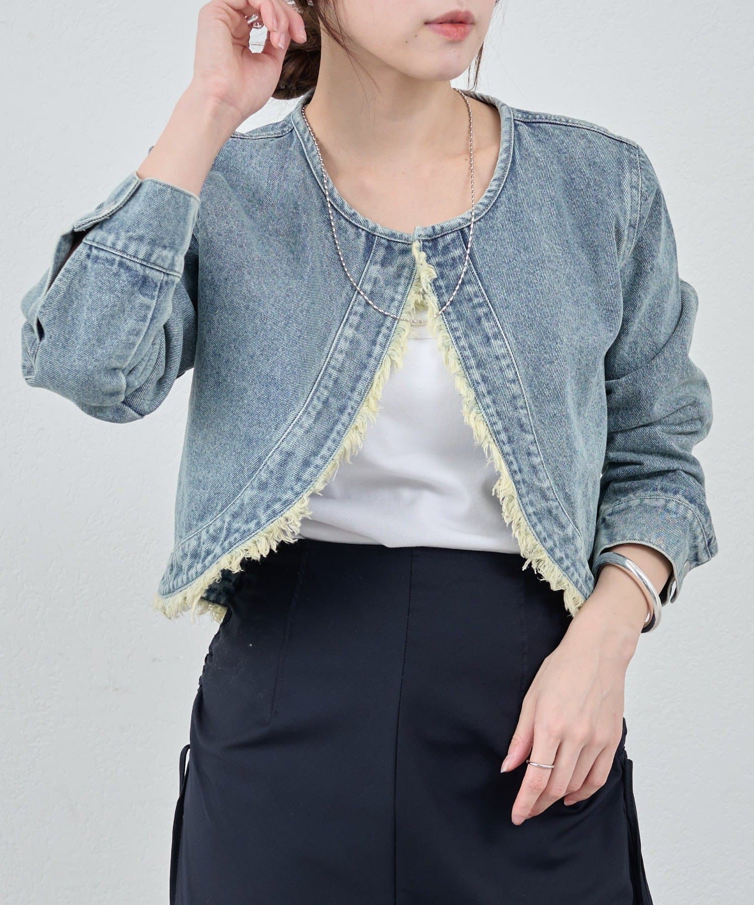 SHENERY(シーナリー) ショートデニムボレロ