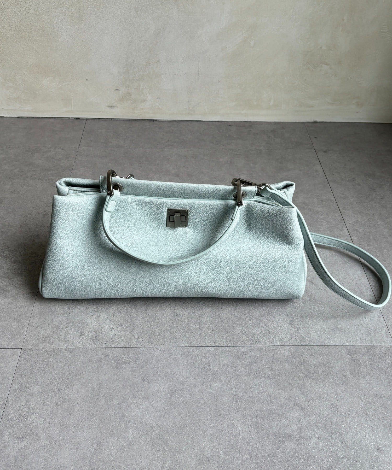 DOUDOU(ドゥドゥ) ダブルポケットハンドルバッグ