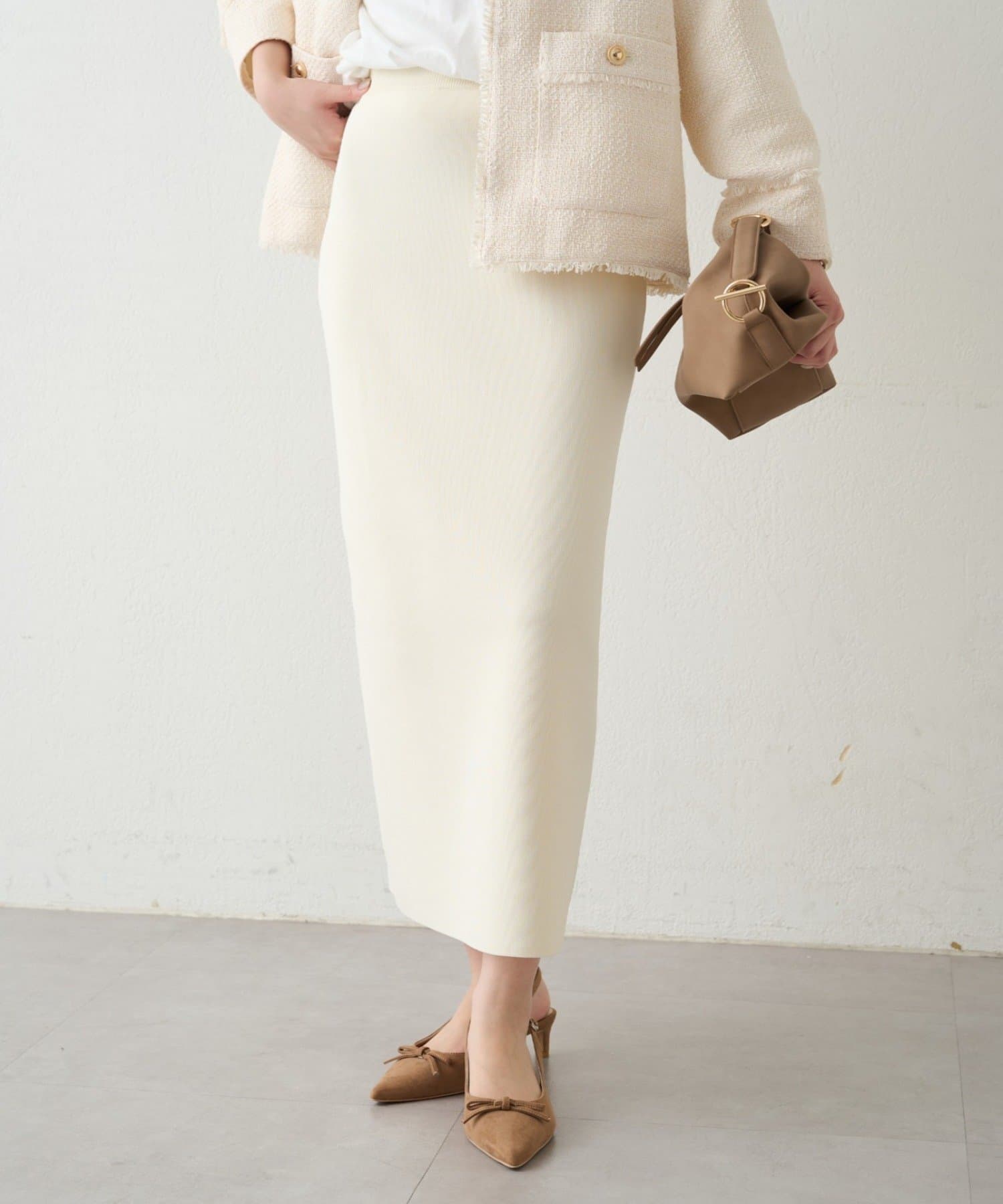 LOUNGEDRESS(ラウンジドレス) スムースニットタイトスカート