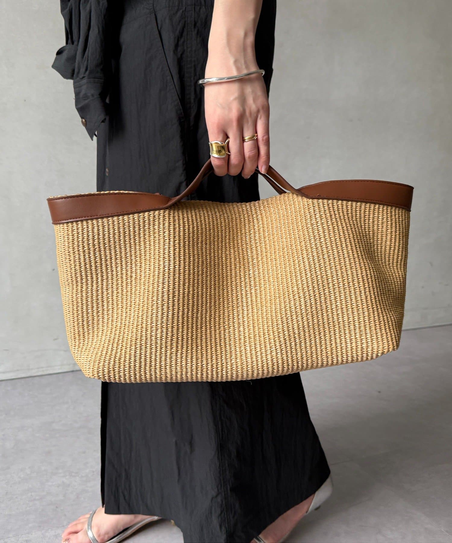 DOUDOU(ドゥドゥ) 横長2wayトートバッグ