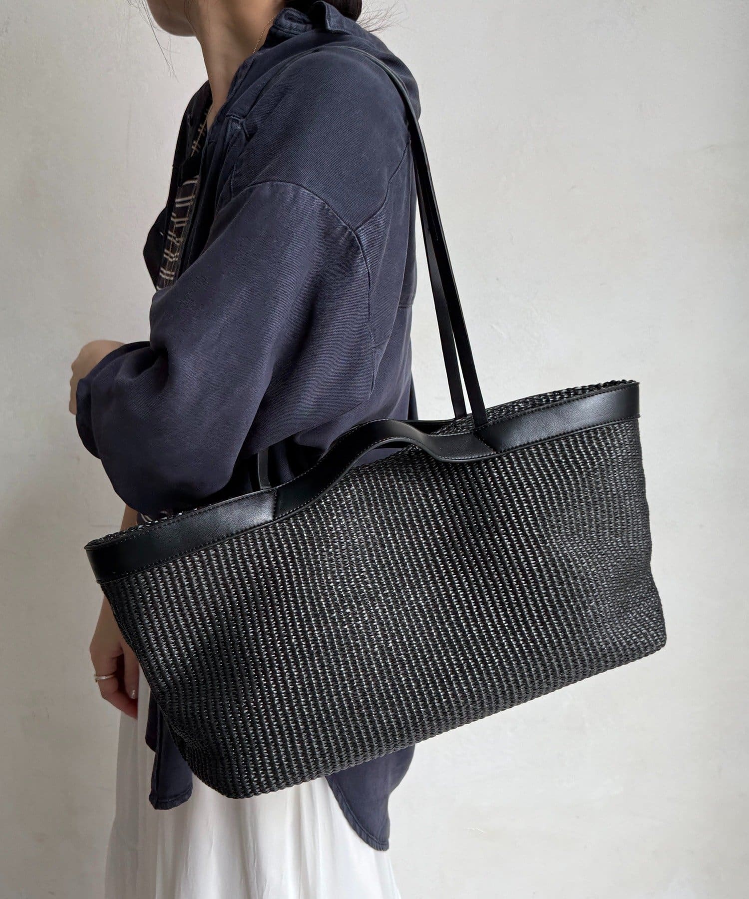 DOUDOU(ドゥドゥ) 横長2wayトートバッグ