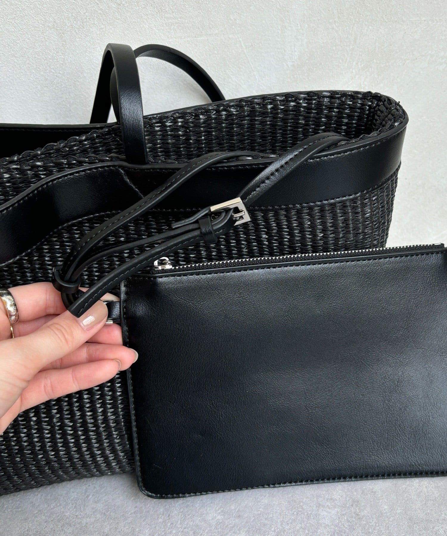 DOUDOU(ドゥドゥ) 横長2wayトートバッグ