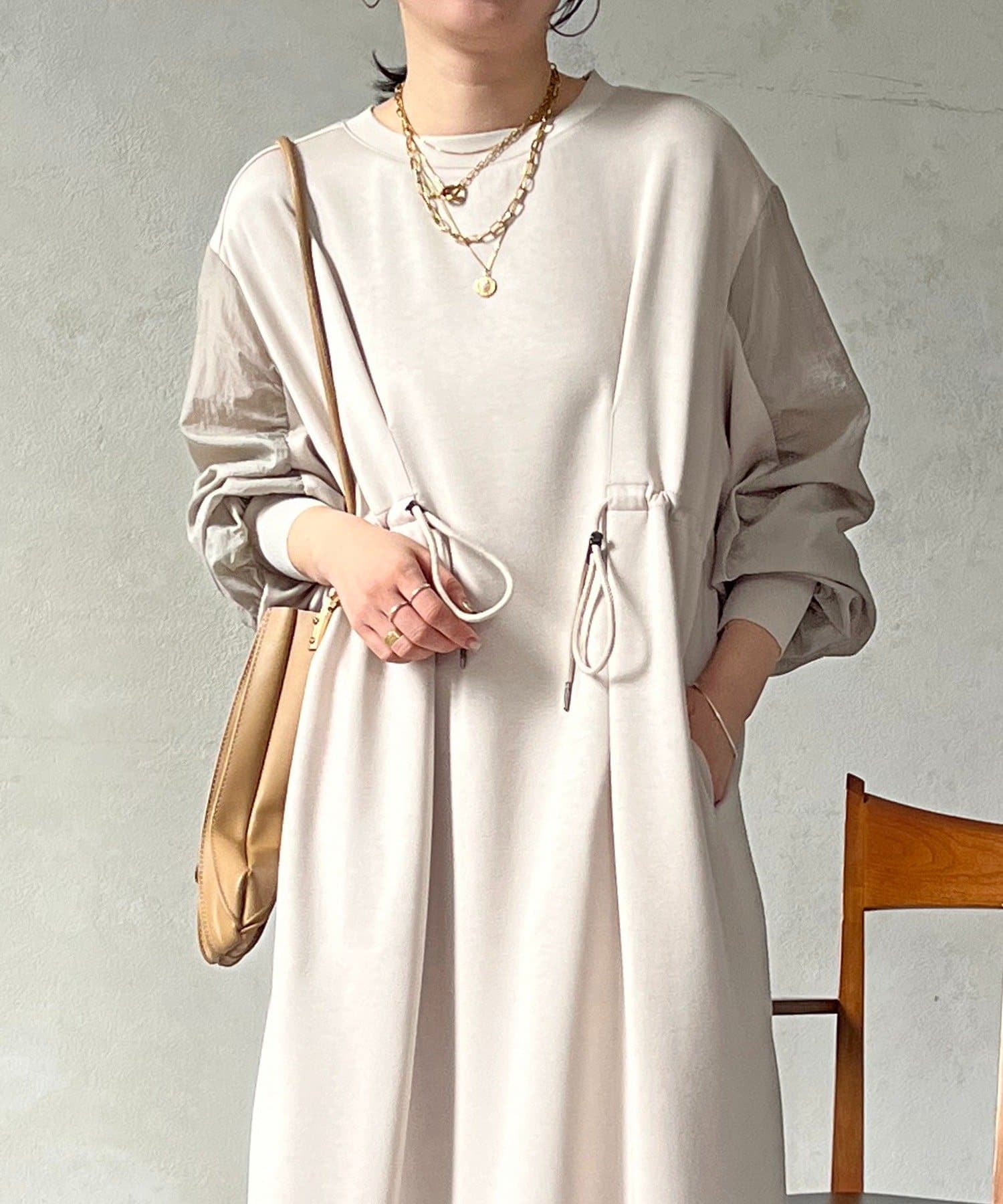 Croisiere(クロジエール) ドロストタックワンピース