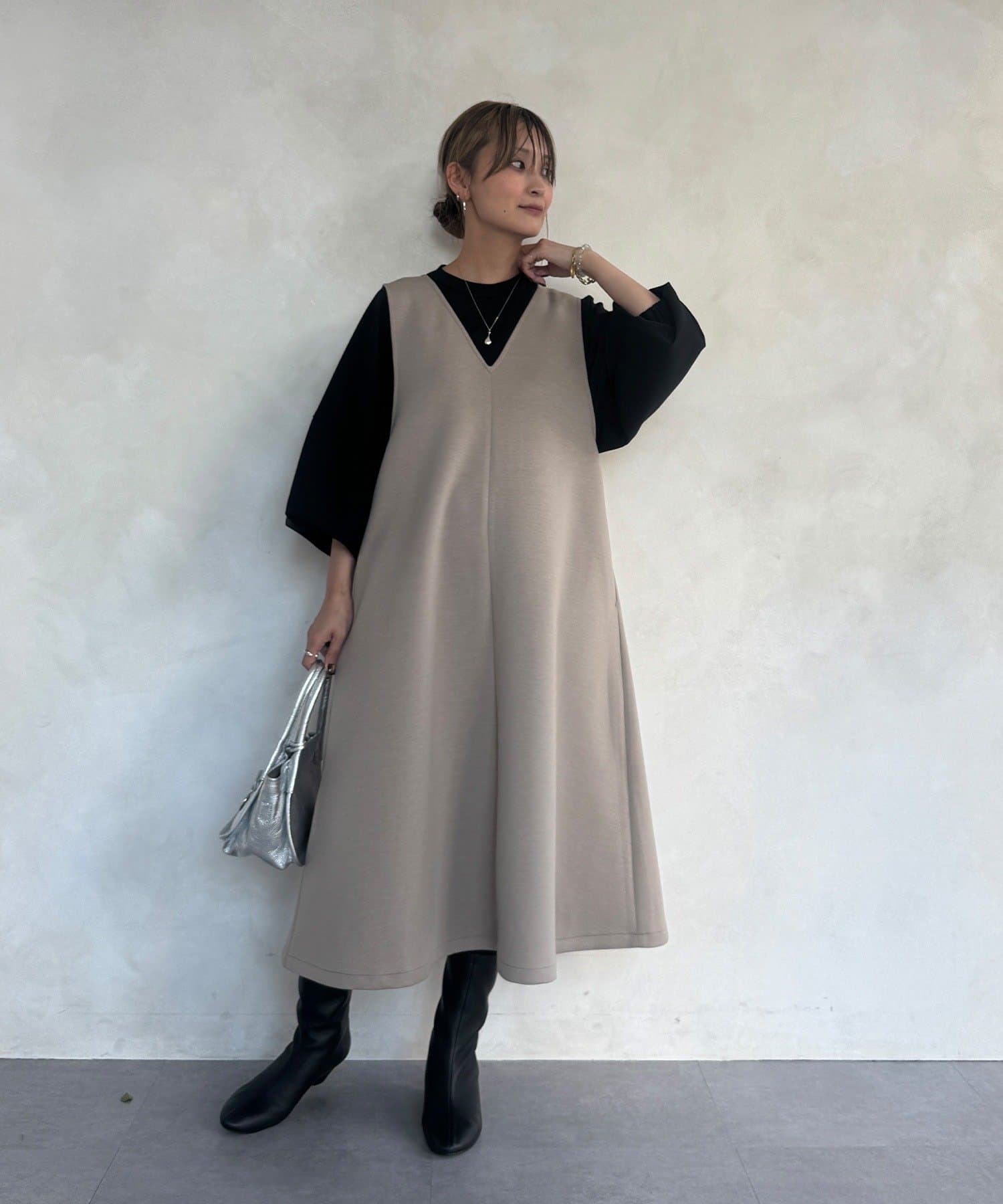 BEARDSLEY(ビアズリー) 《完売サイズ追加検討中》ダンボールジャンスカ