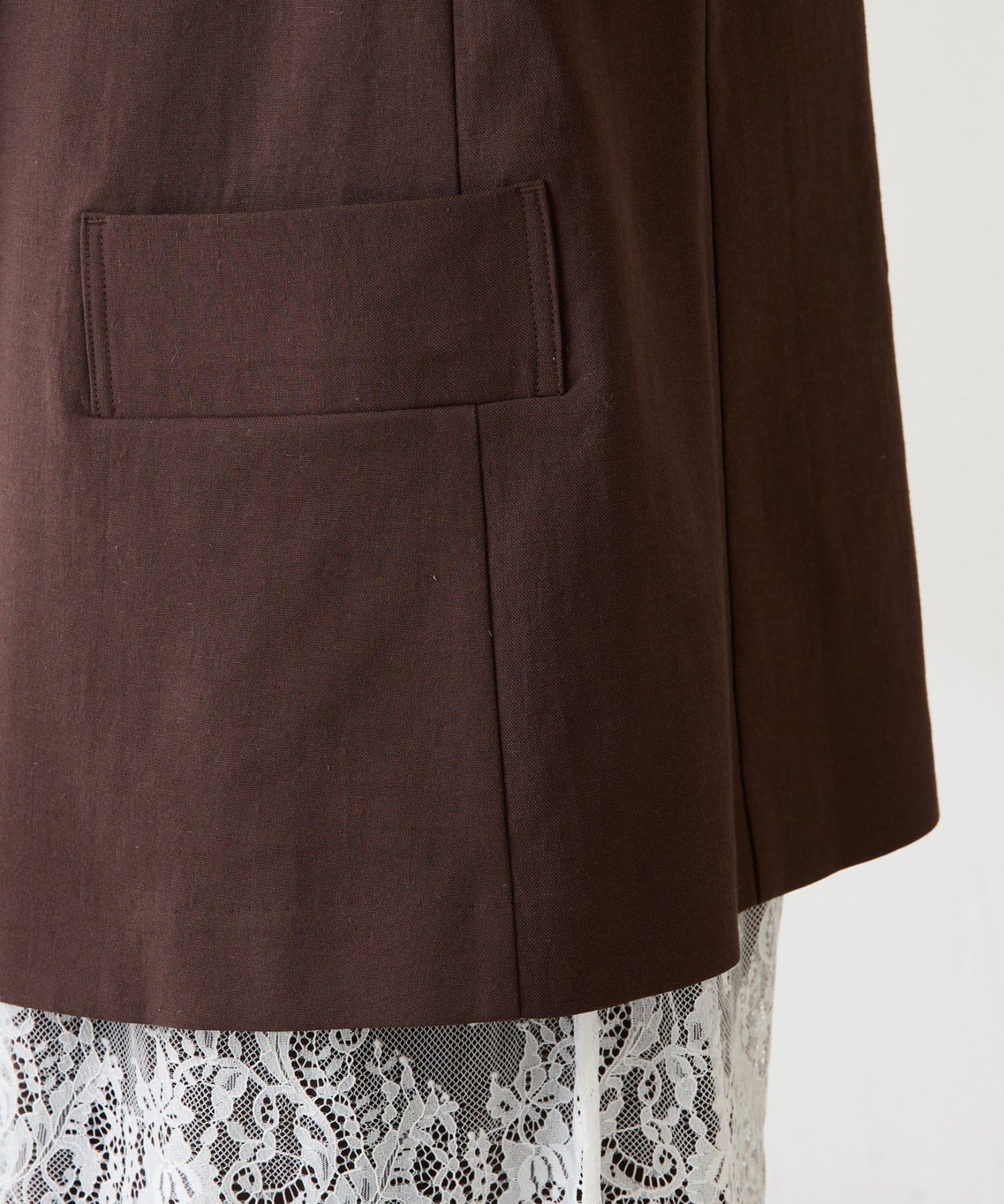 COLLAGE GALLARDAGALANTE(コラージュ ガリャルダガランテ) 【高機能素材】シェルタリングジレ/カセット服