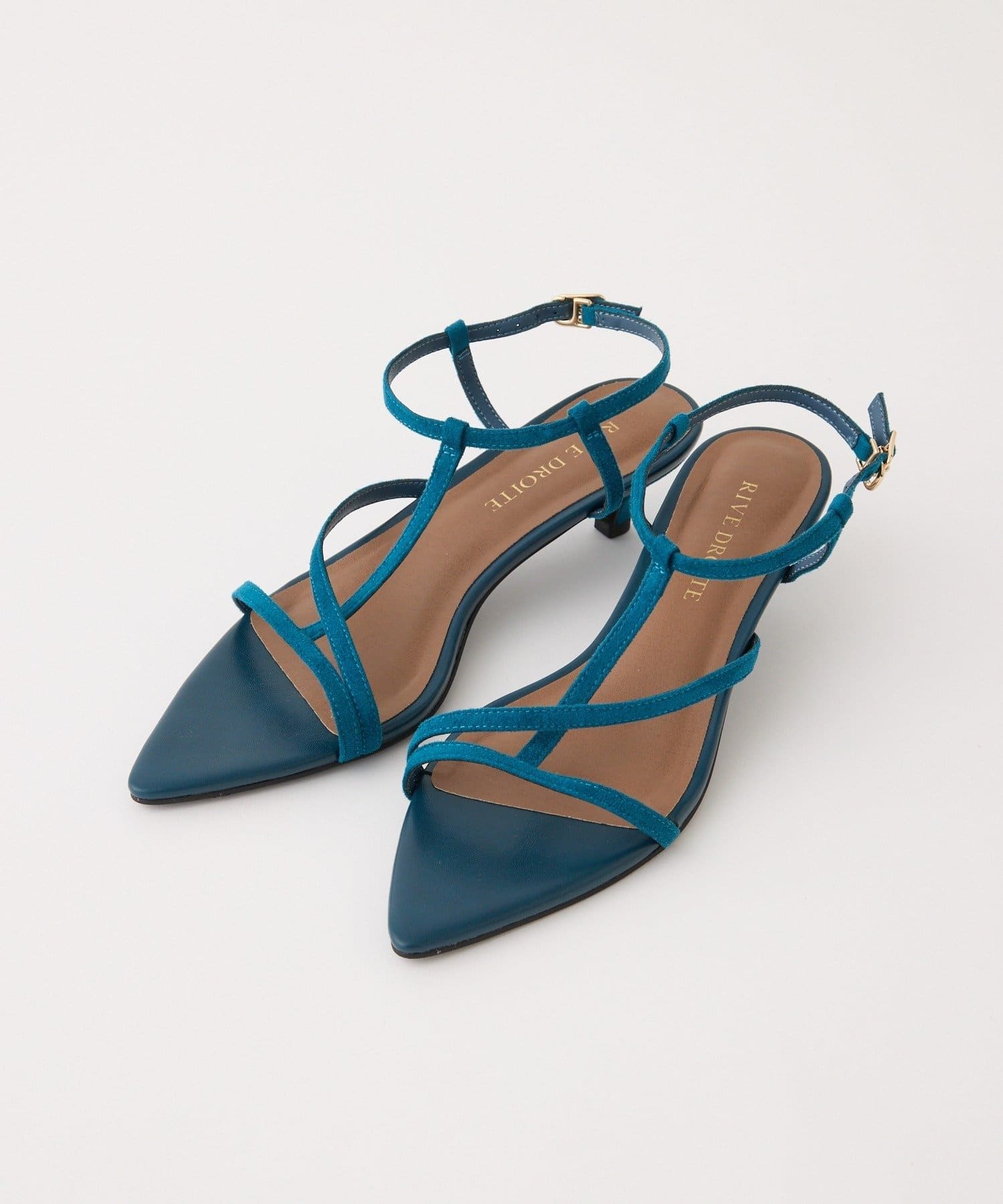 RIVE DROITE(リヴドロワ) 予約【抜け感】ポインテッドラインサンダル