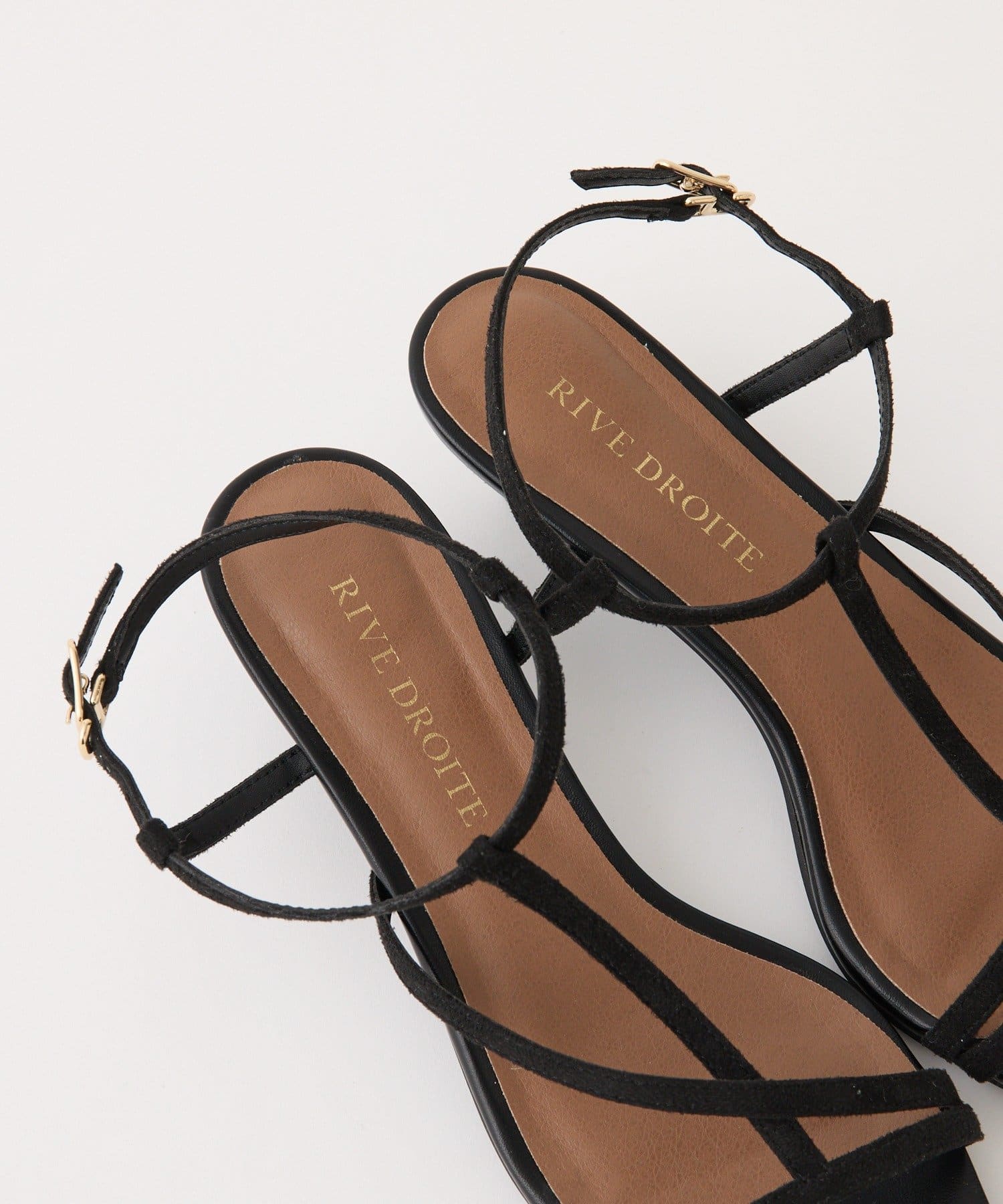 RIVE DROITE(リヴドロワ) 予約【抜け感】ポインテッドラインサンダル